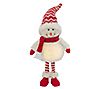19.7"H B/O Lighted Standing Snowman Figurine byGerson Co