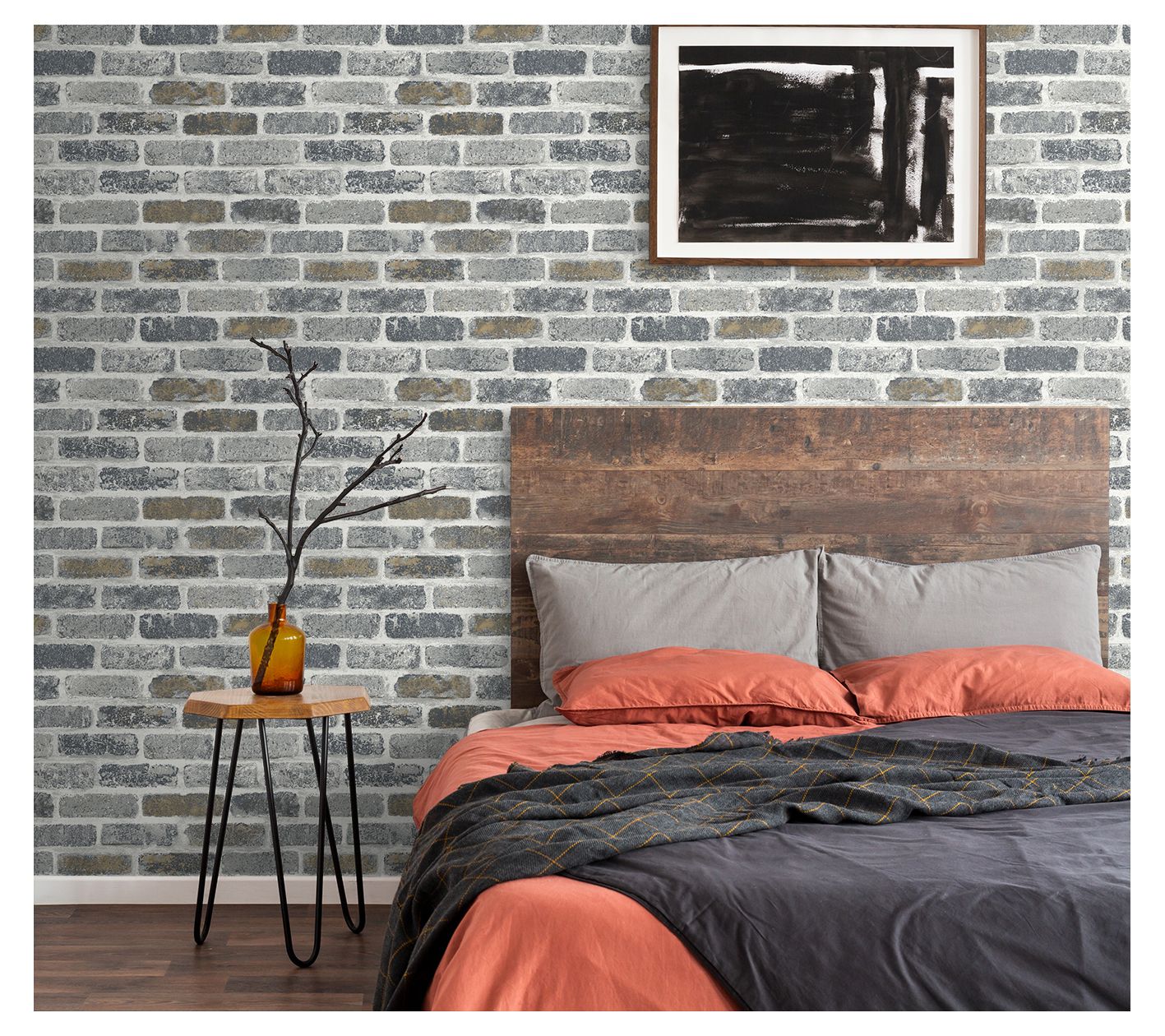 Seabrook Designs Vintage Faux Brick Unpasted Wa Llpaper - Qvc.com