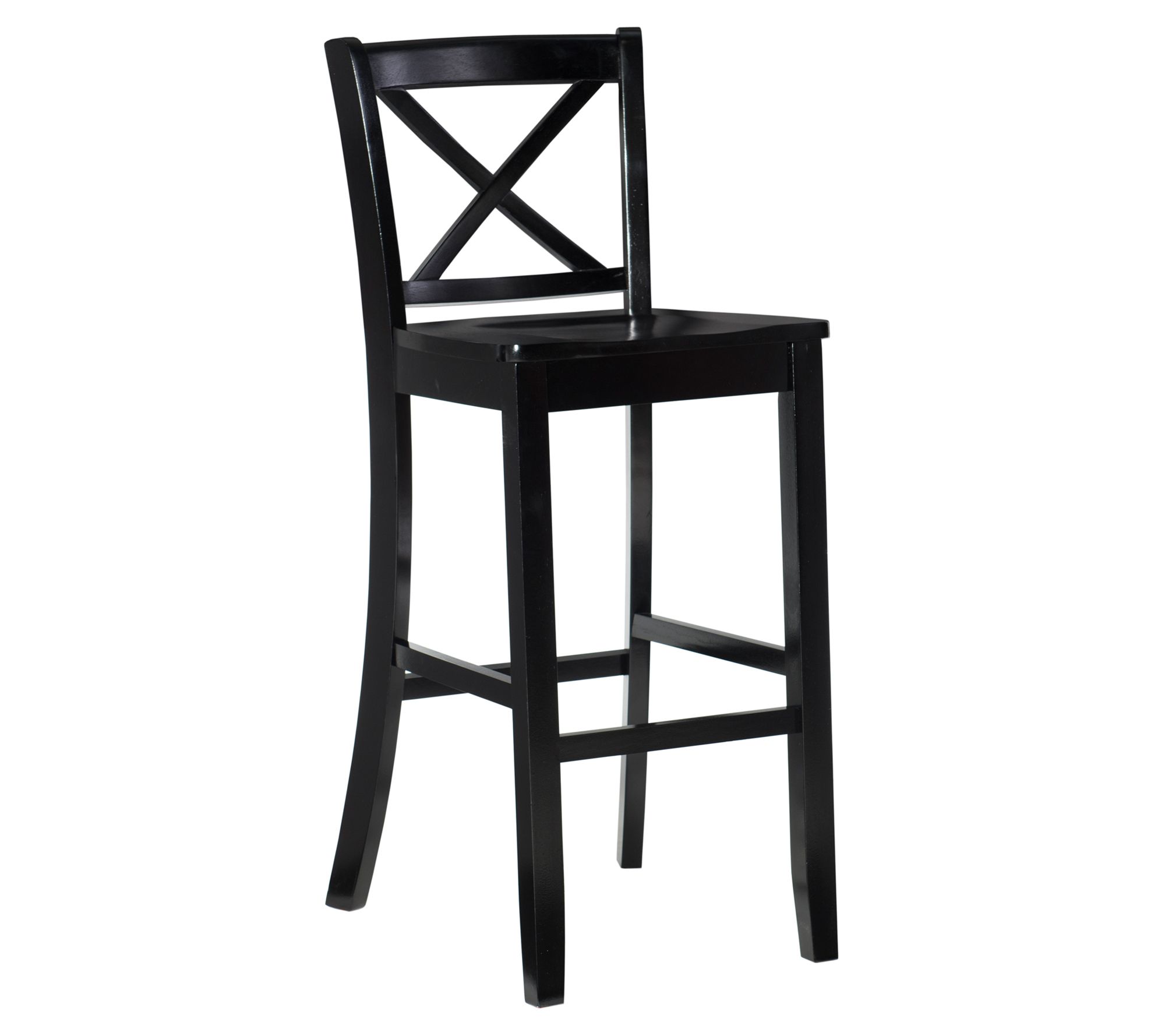 Linon Home Tate X Back Kitchen Bar Stool