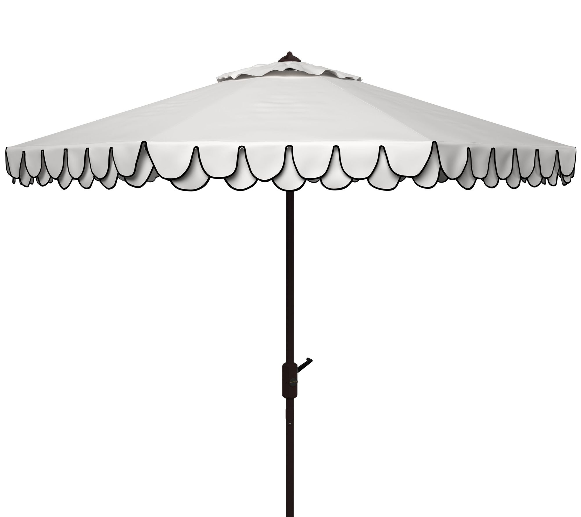 Elegant Valance 9' Auto Tilt Umbrella by Safavieh
