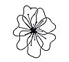 Foreside Home & Garden Poppy Wall Flower - Small, 1 of 2