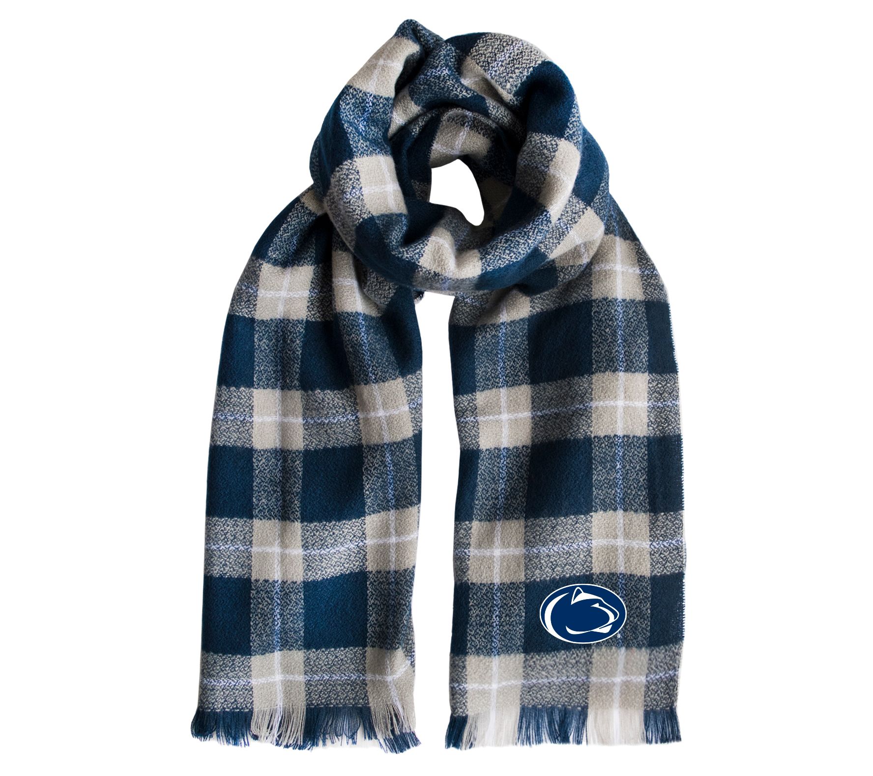Littlearth NCAA Plaid Blanket Scarf
