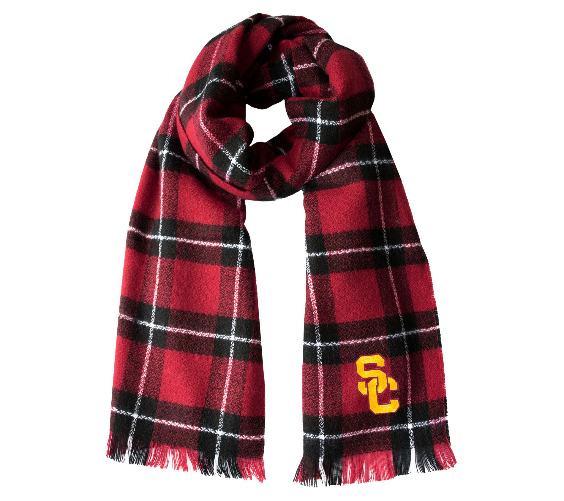 Littlearth NCAA Plaid Blanket Scarf