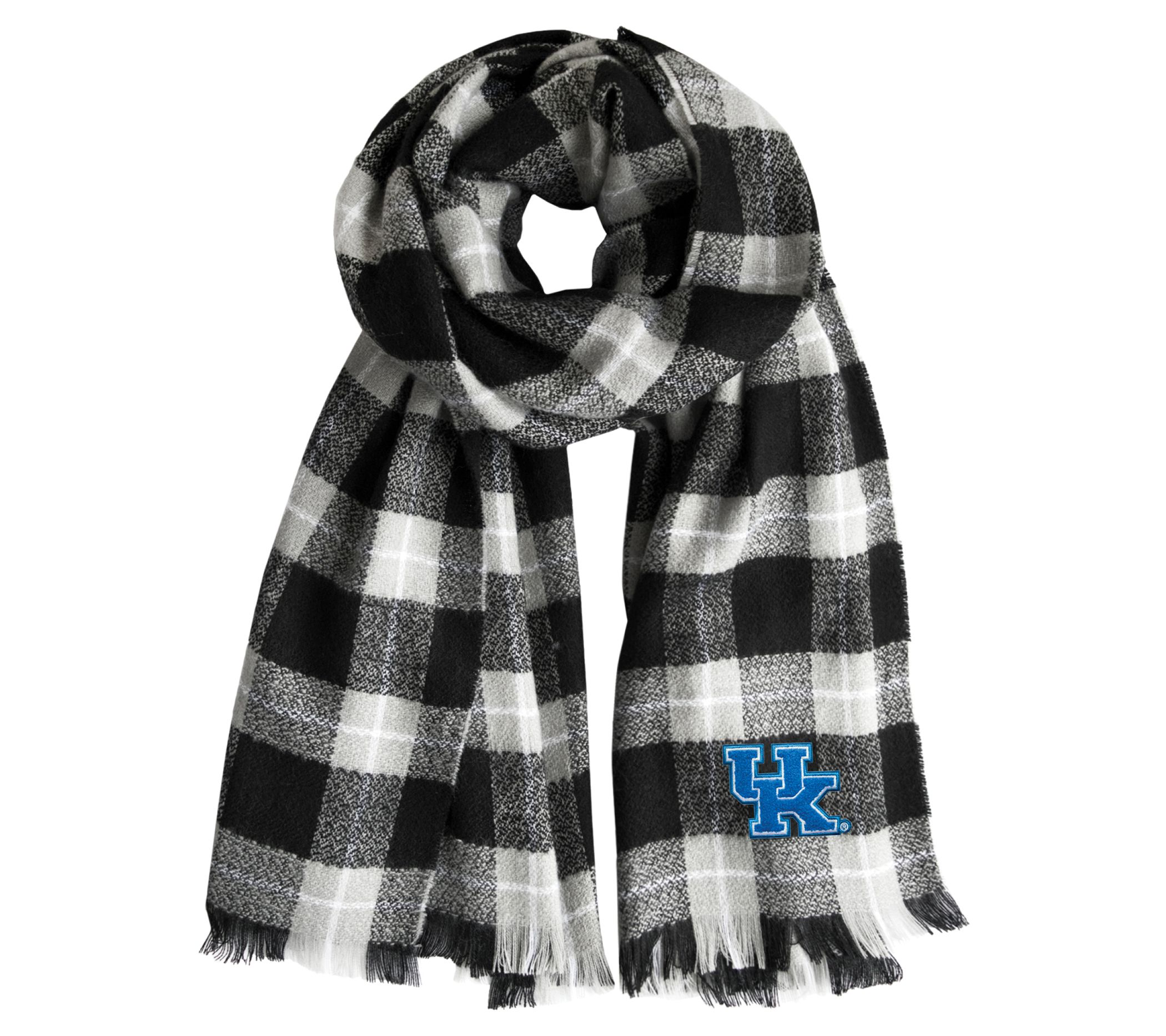 Littlearth NCAA Plaid Blanket Scarf