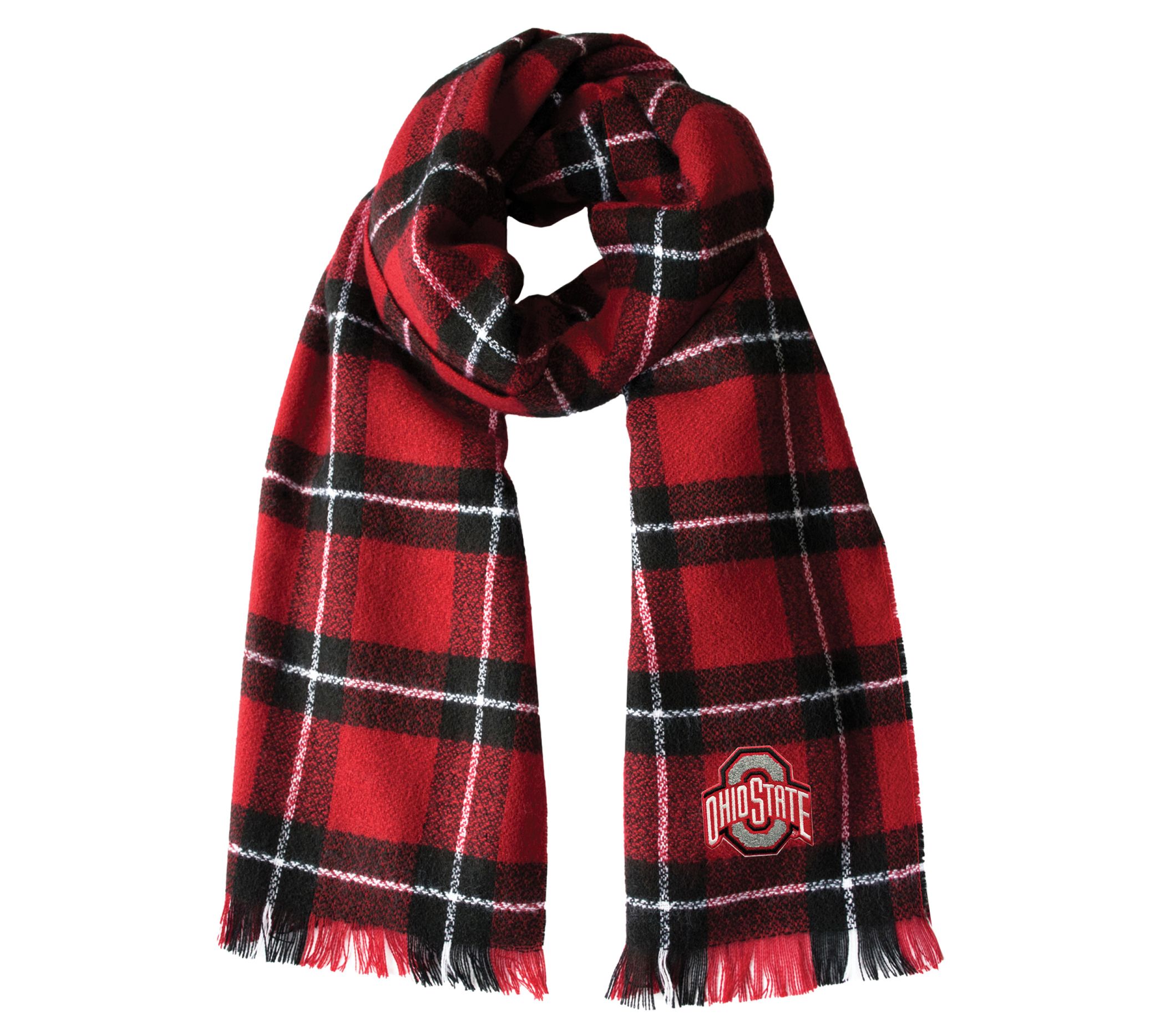 Littlearth NCAA Plaid Blanket Scarf