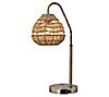 River of Goods 19.5"H Brushed Gold-Colored Iron Table Lamp