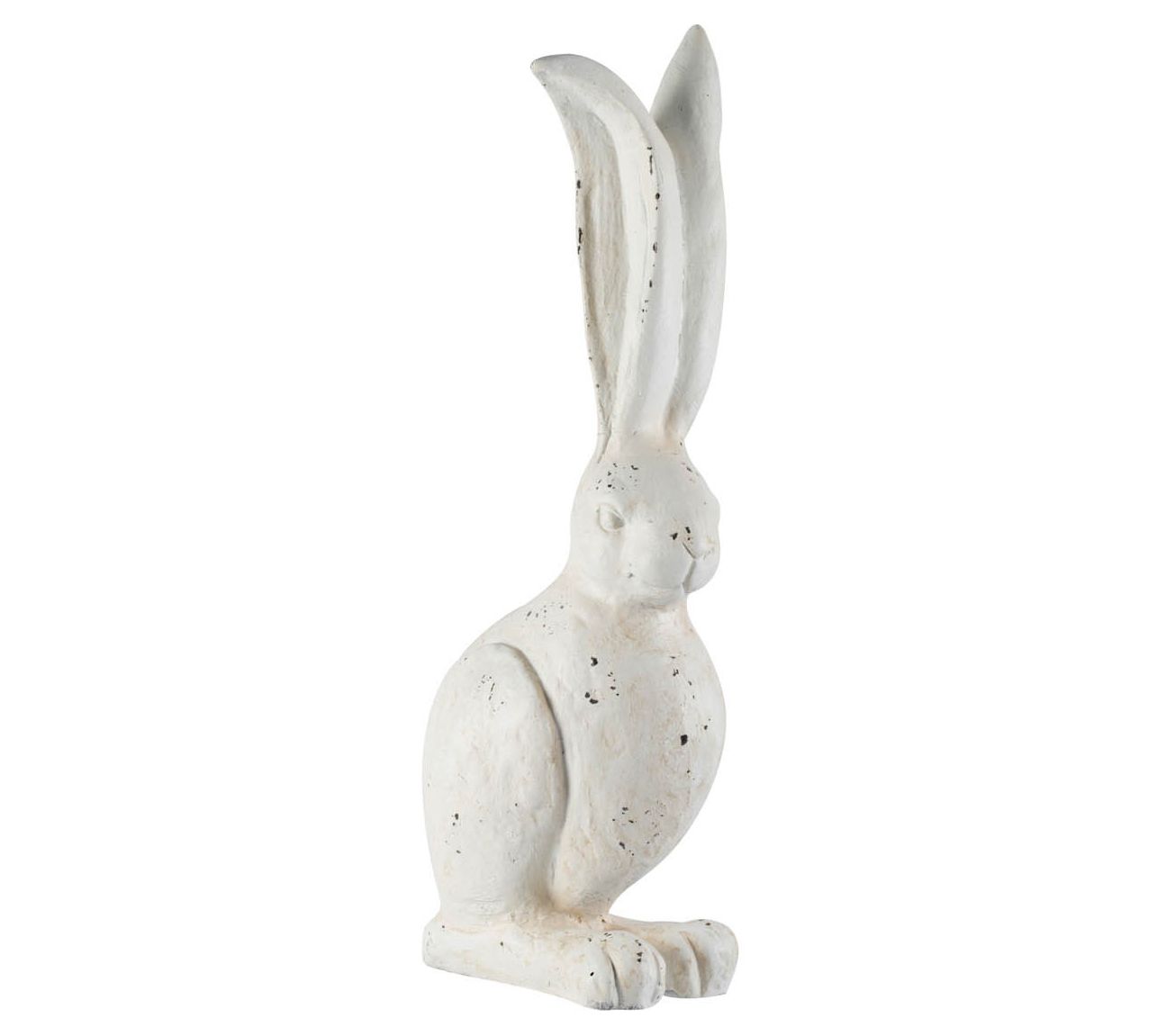 Barbara King Indoor/Outdoor Distressed Bunny Fi gurine - Mediu