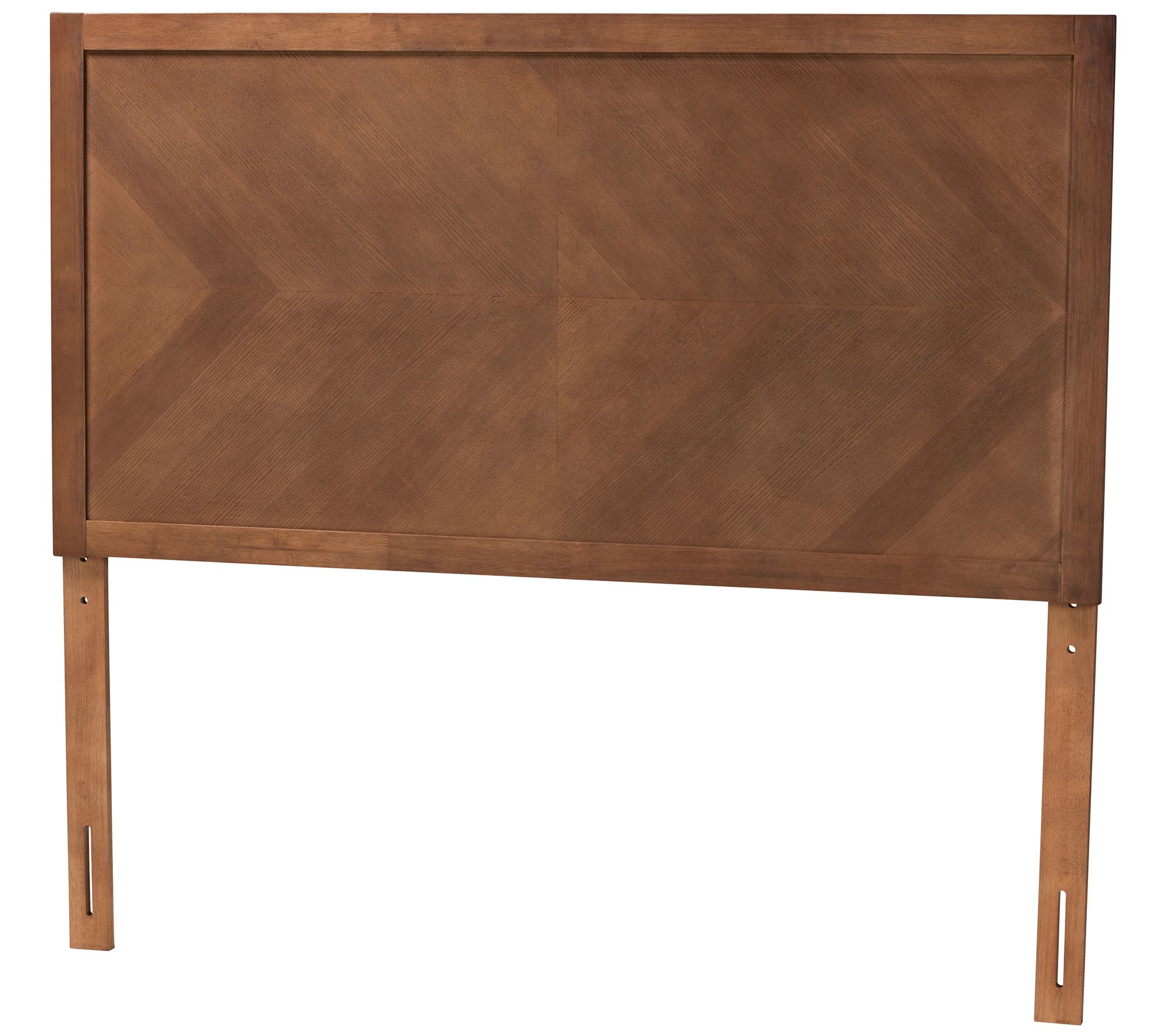 Terrian Ash Wal nut Finished Wo od Queen Size H eadboard