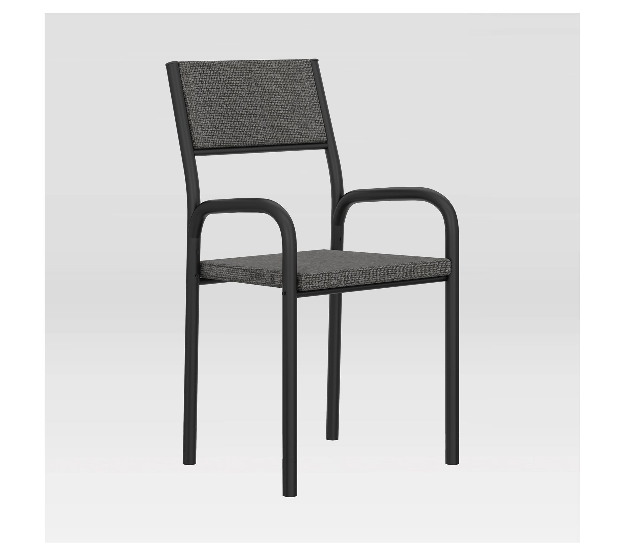 Techni Mobili Metal Frame Fabric Office Visiting Chair