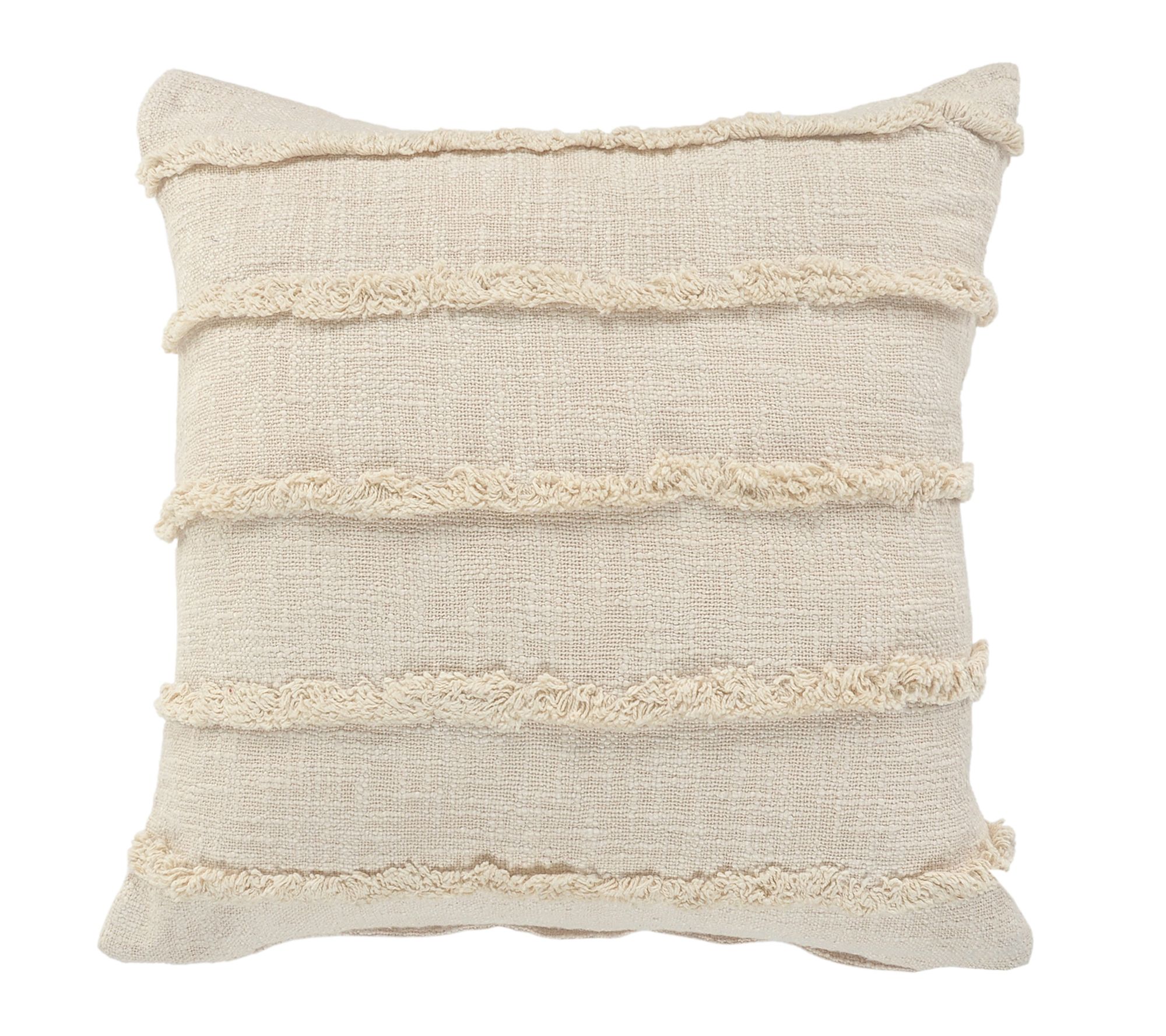Ox Bay Overtufted Solid Throw Pillow