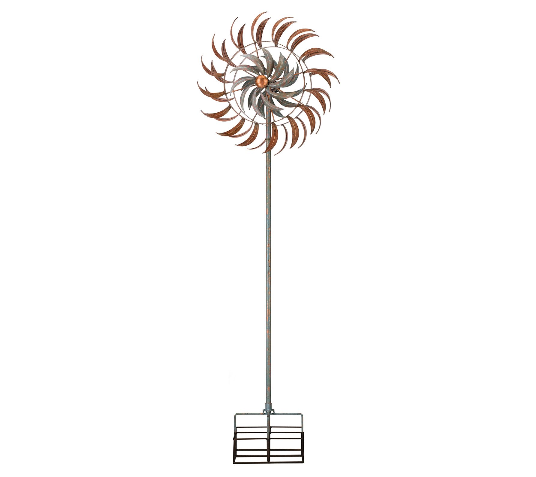 Regal Art & Gift 24" Rotating Wind Spinner Copper Petals