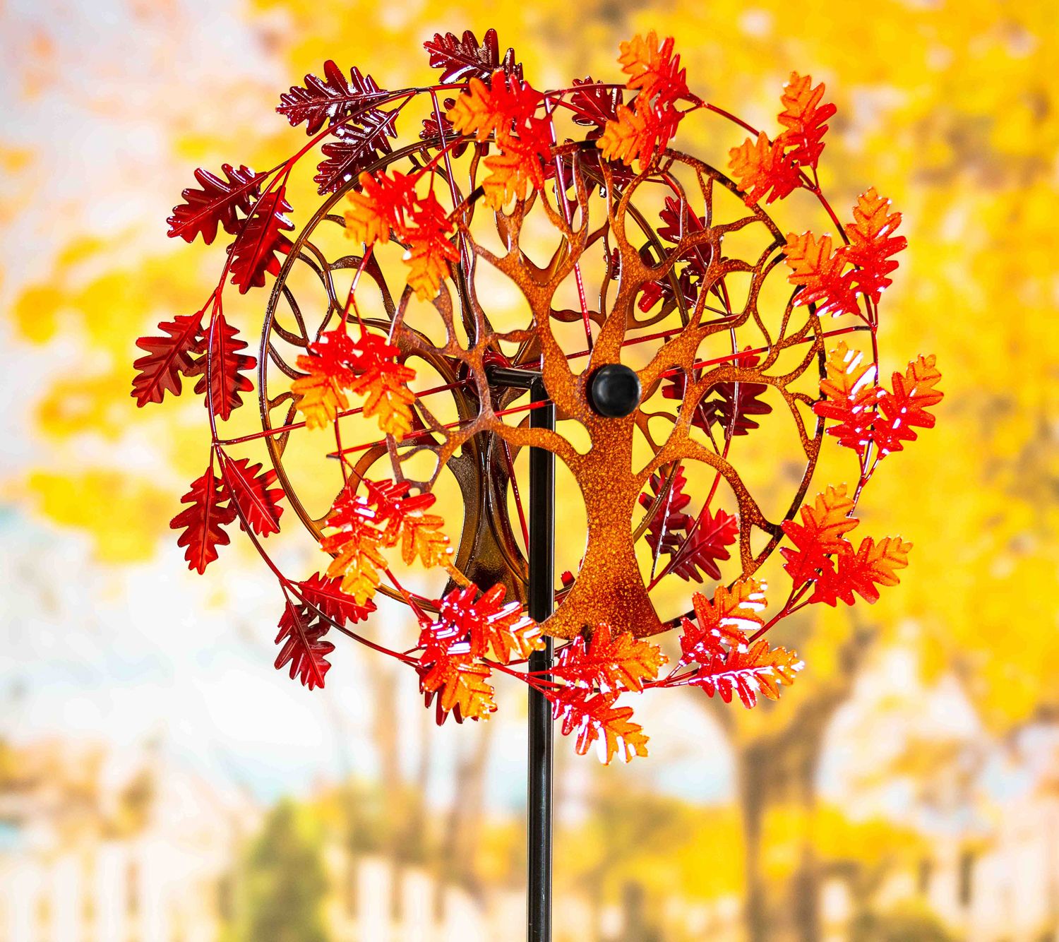 Evergreen 75" Maple Tree Wind Spinner