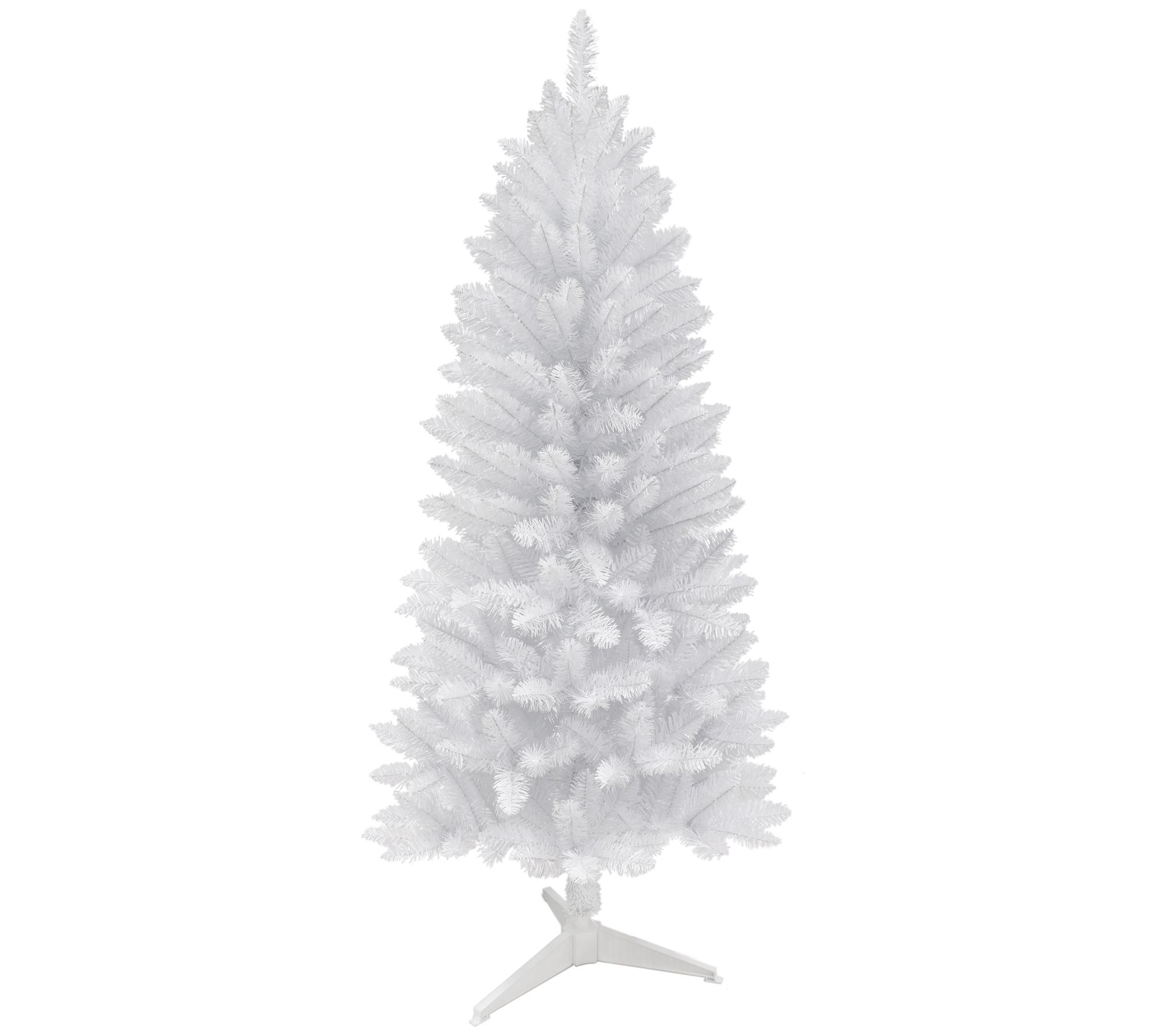 Puleo 5' Unlit White Carson Aritificial Pine Tree 315 Tips