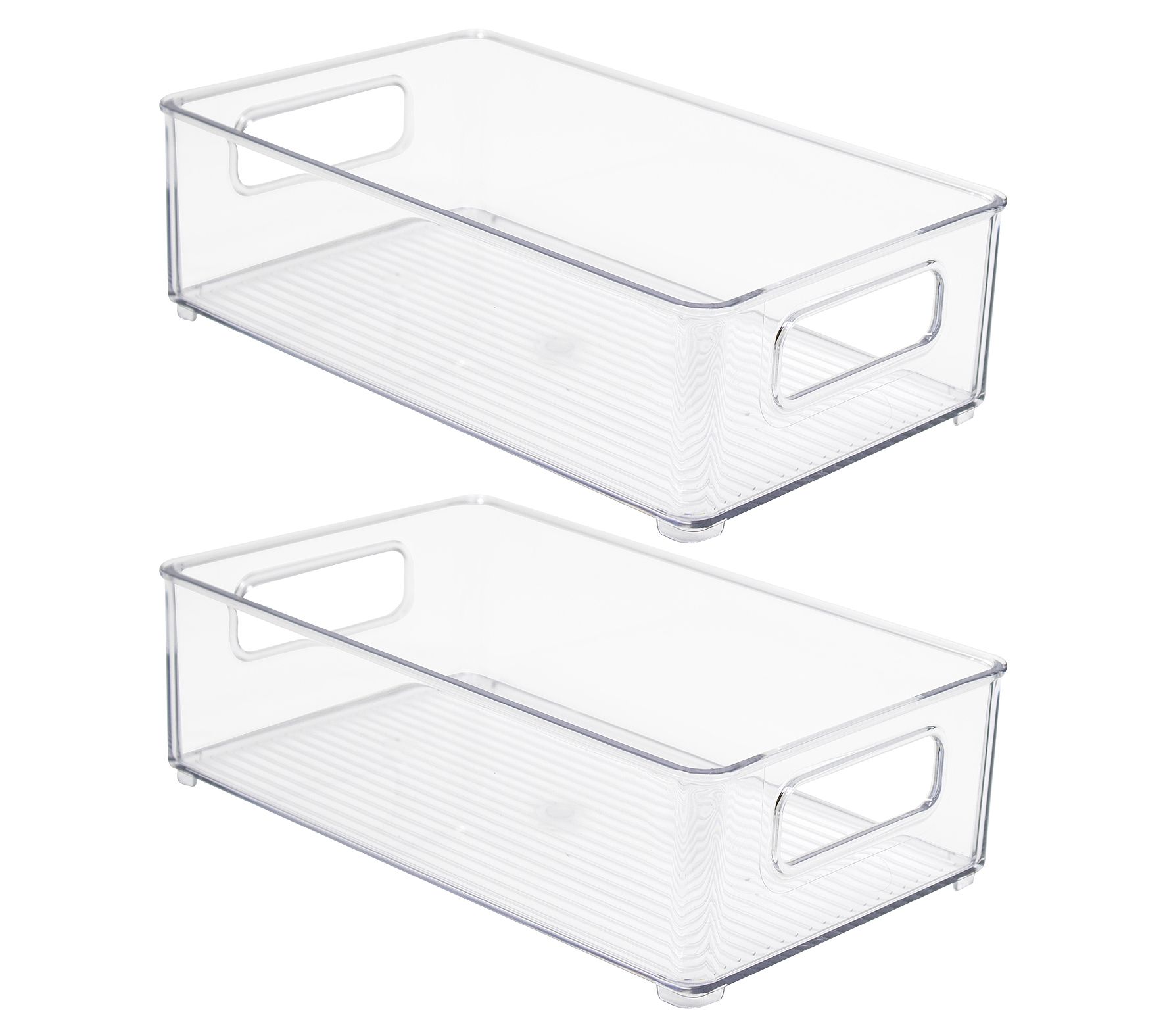 Sorbus 2 Pack Medium Plastic Storage Bins