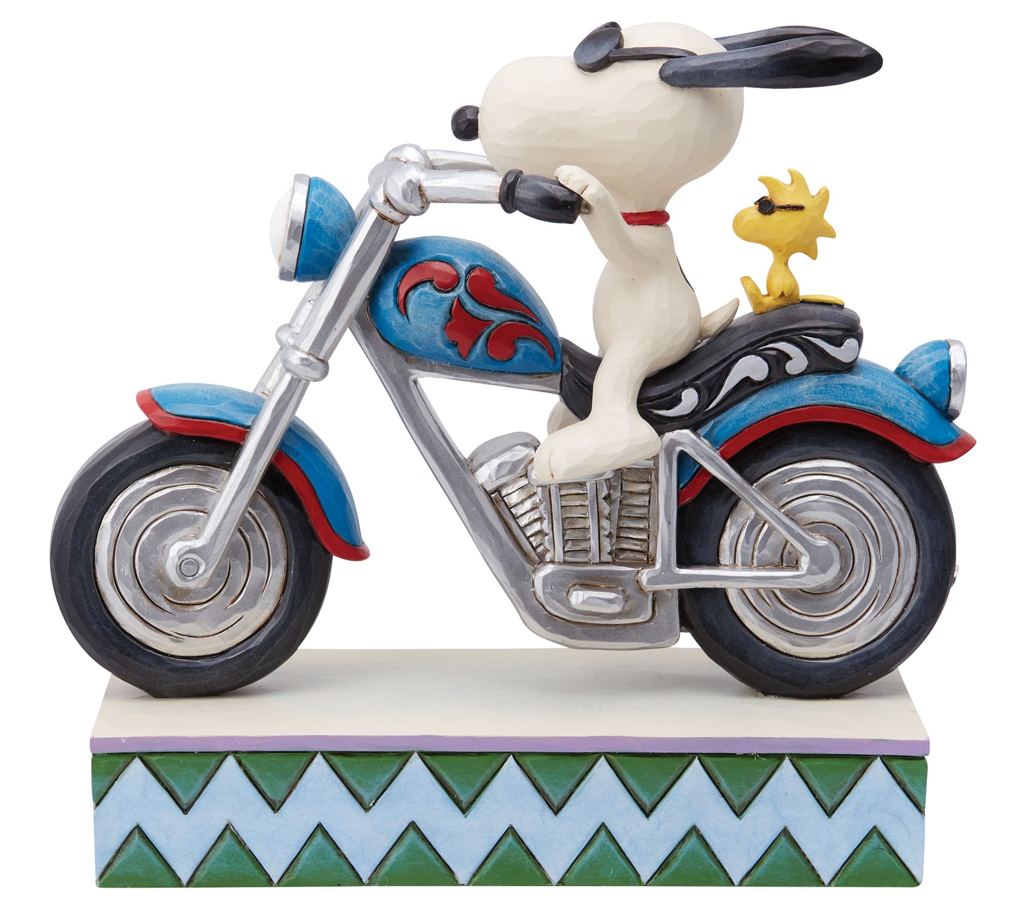 Peanuts by Jim Shore Snoopy & Woodstock Riding Figurine - QVC.com