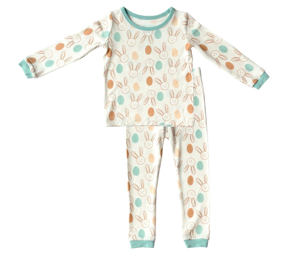 Tiny Knot Co. Egg Hunt Toddler & Kids 2-pc Pajama Set