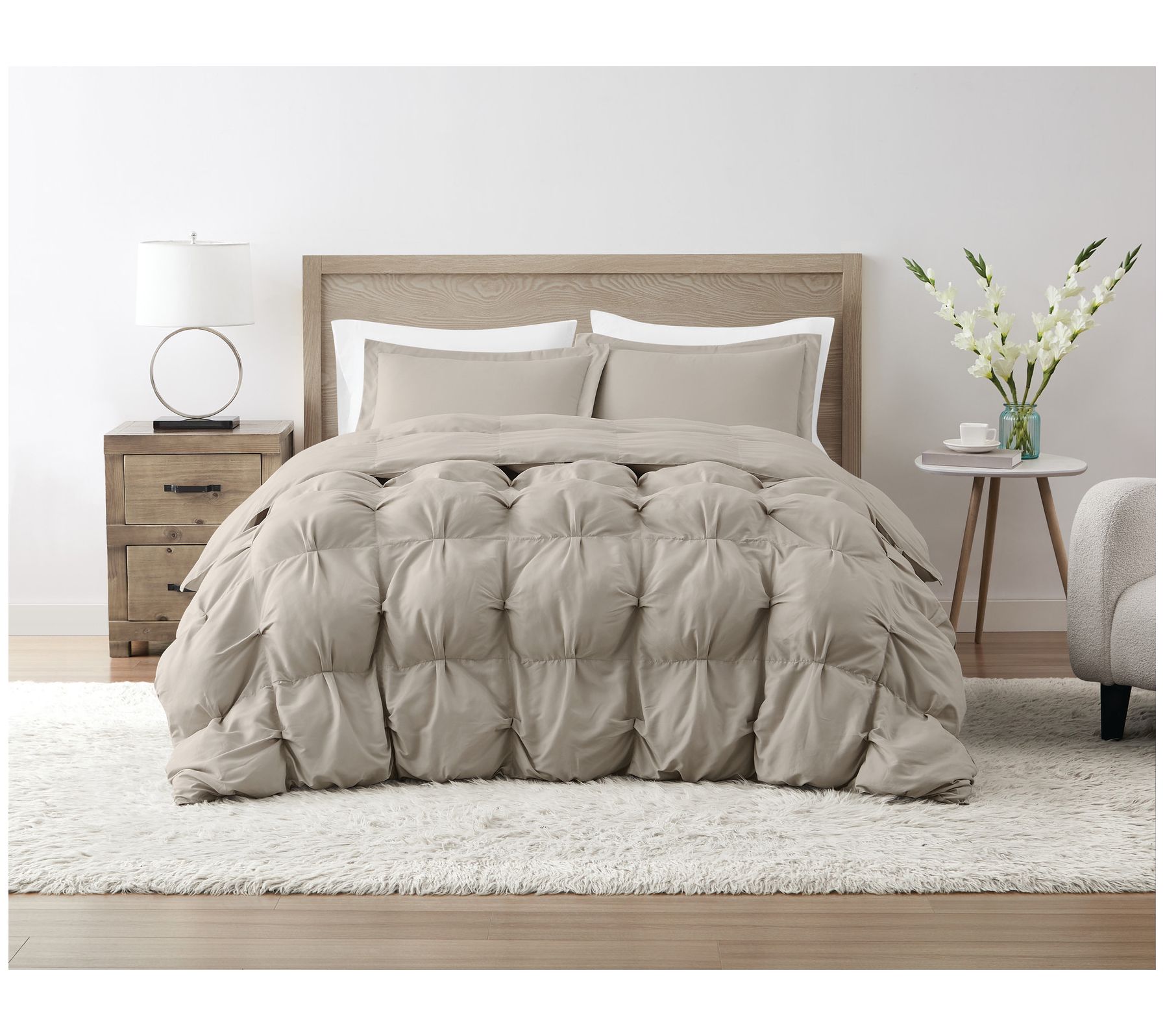 Truly Soft Oversized Puffer King 3pc ComforterSet