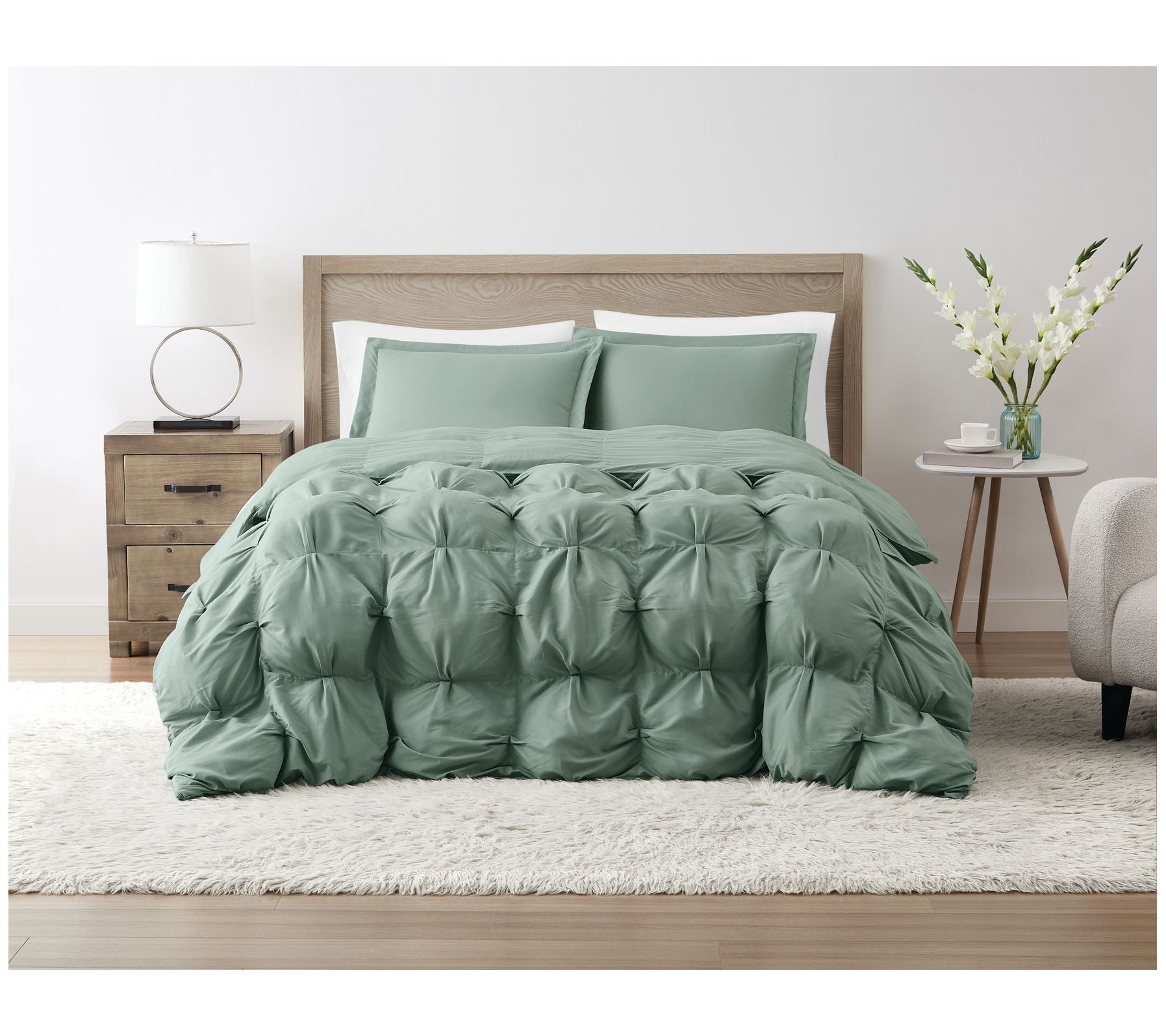 Truly Soft Oversized Puffer King 3pc ComforterSet