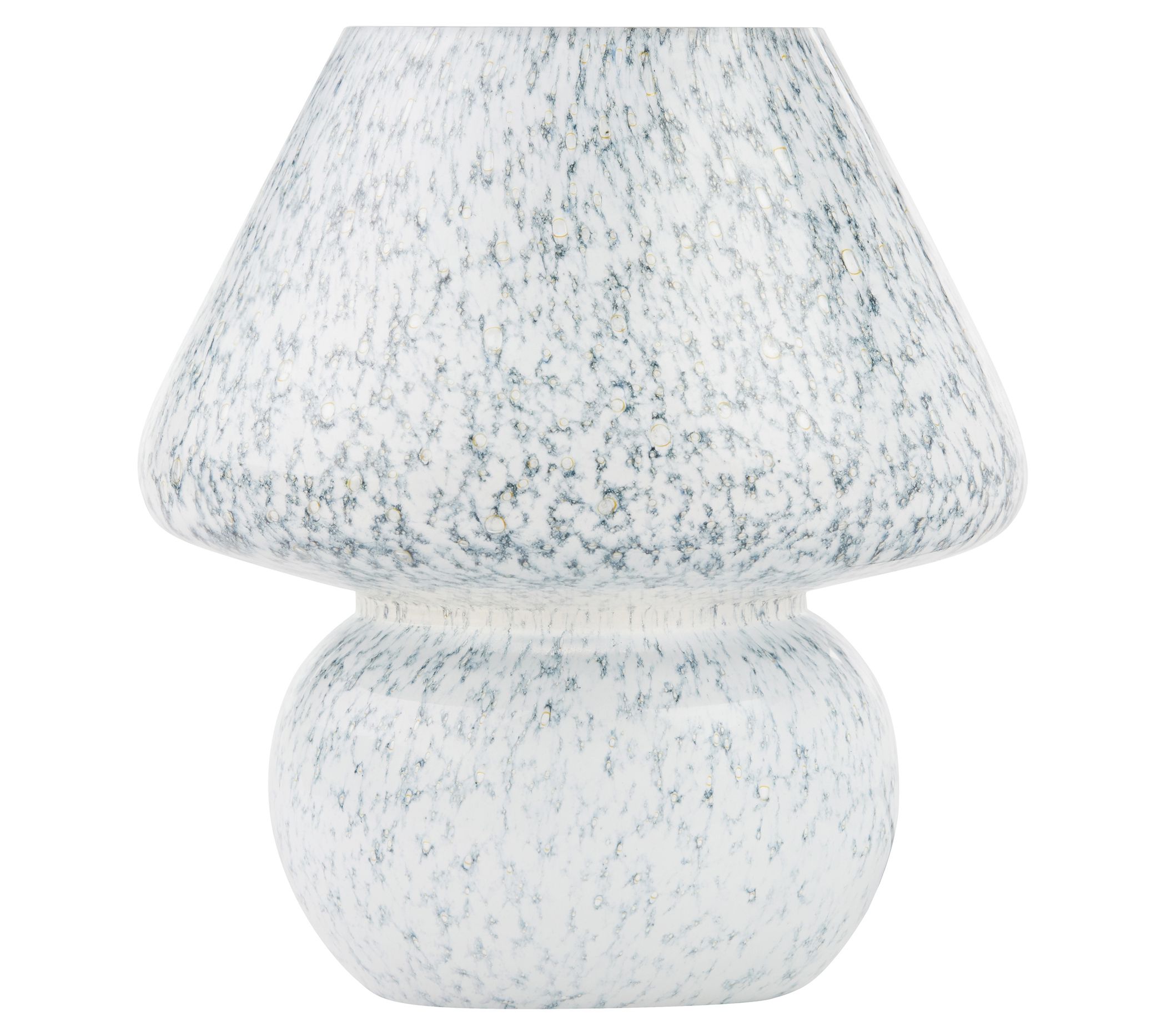 River of Goods 8.75" Handblown Glass Mushroom Accent Lamp