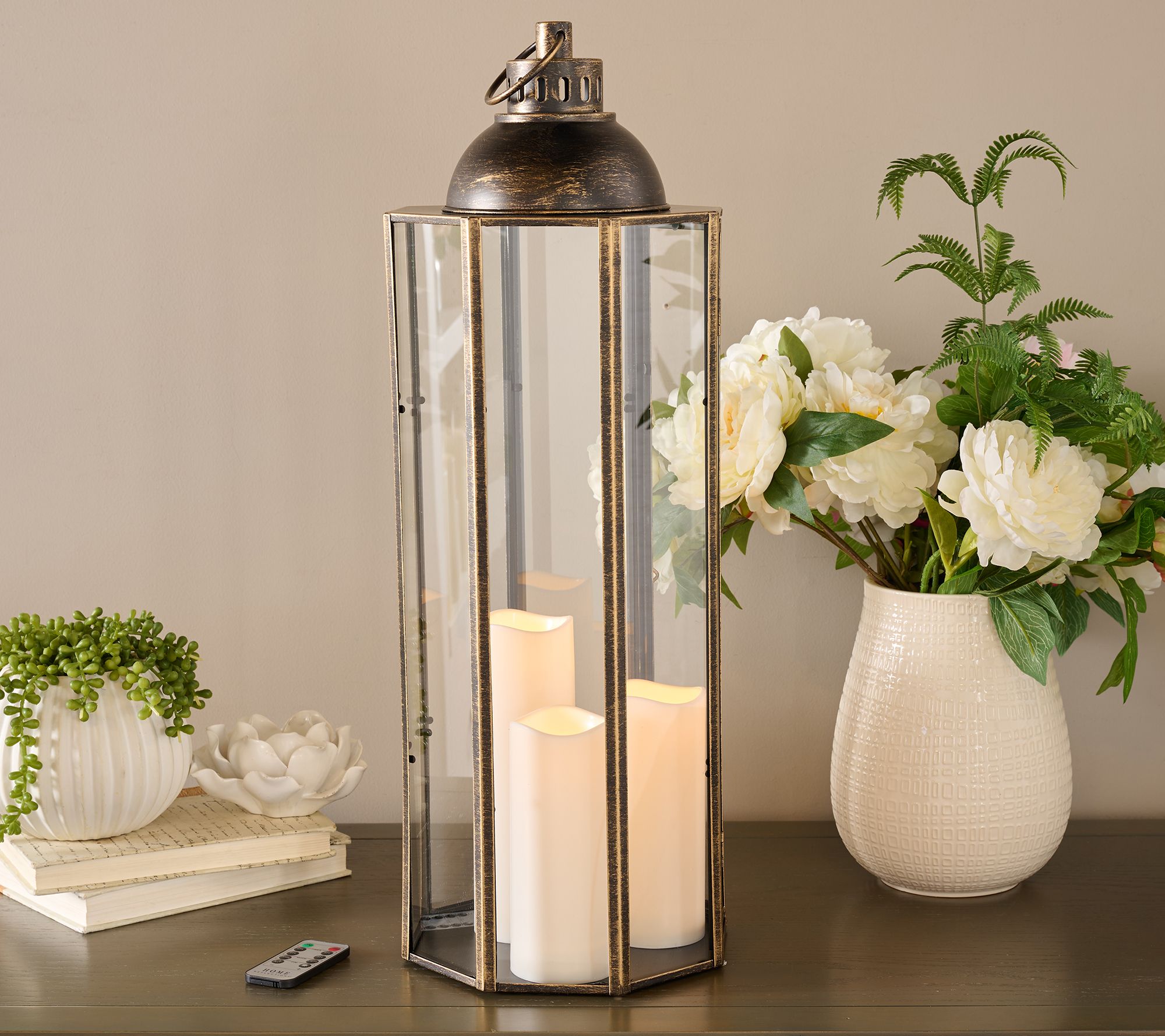 Home Reflections Luxe Oversized 25" In/Outdoor Lantern