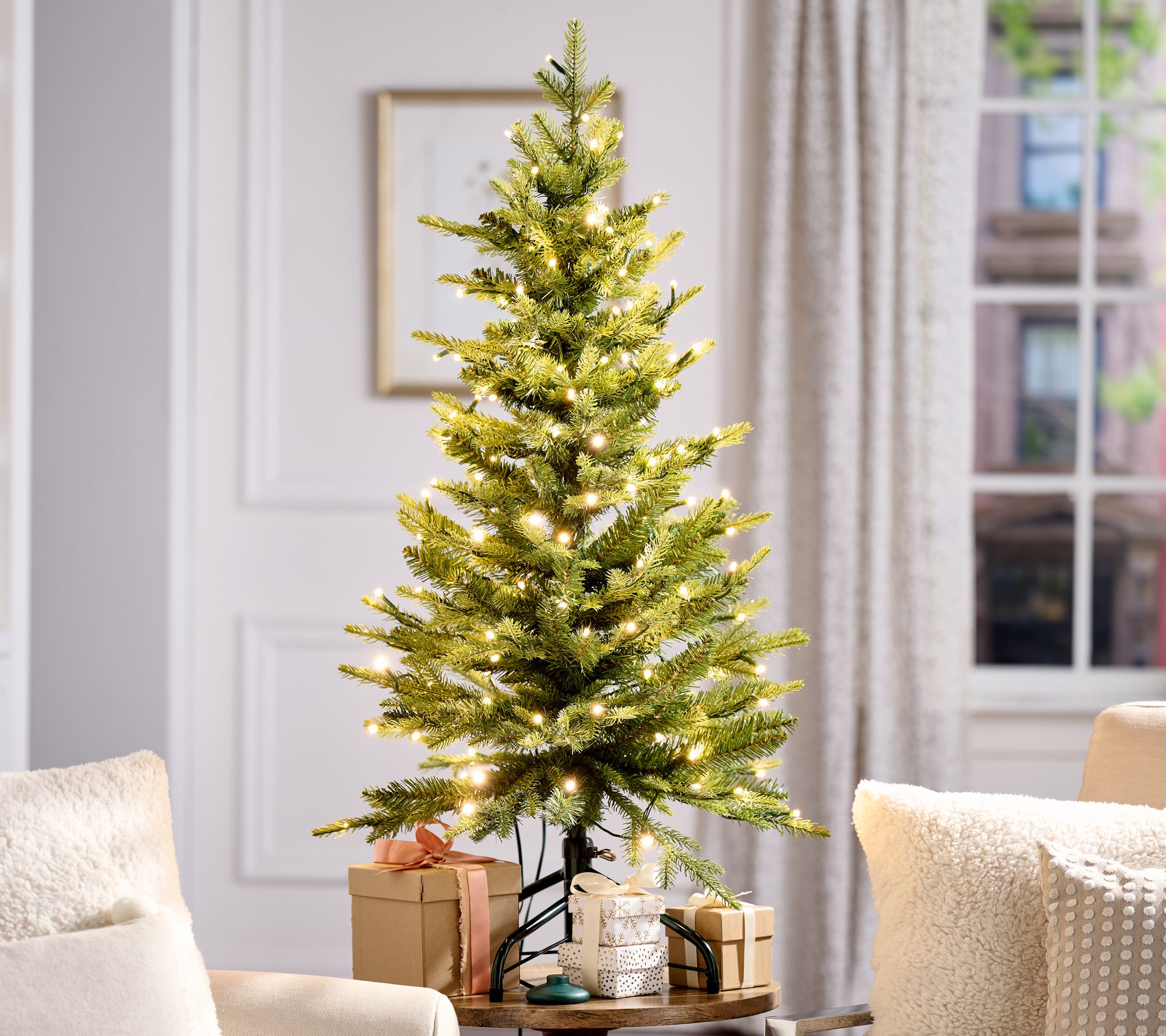 "As Is" Bethlehem Light 3.5' 4-in-1 LED Christmas Tree w/Storage Bag