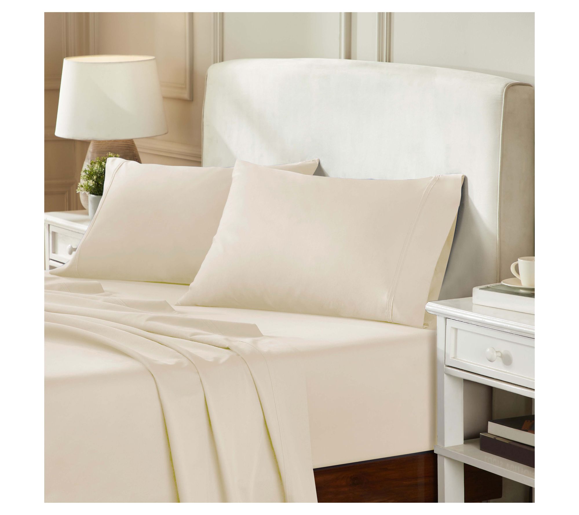 Superior Egyptian Cotton 850-TC Solid Bed SheetSet, Cal King