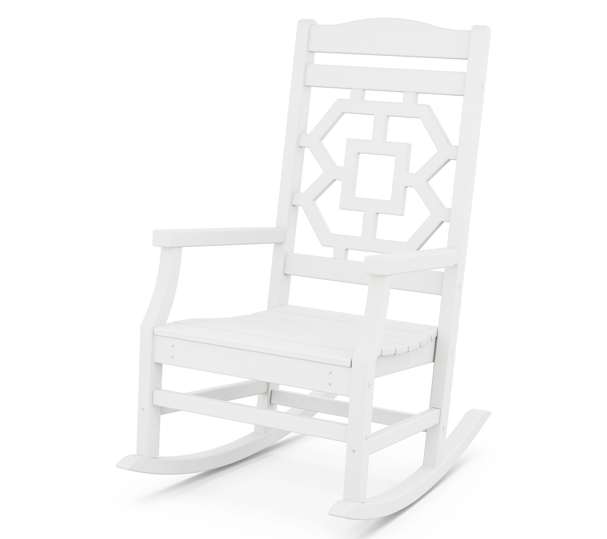 Martha Stewart by POLYWOOD Chinoiserie Rocking Chair