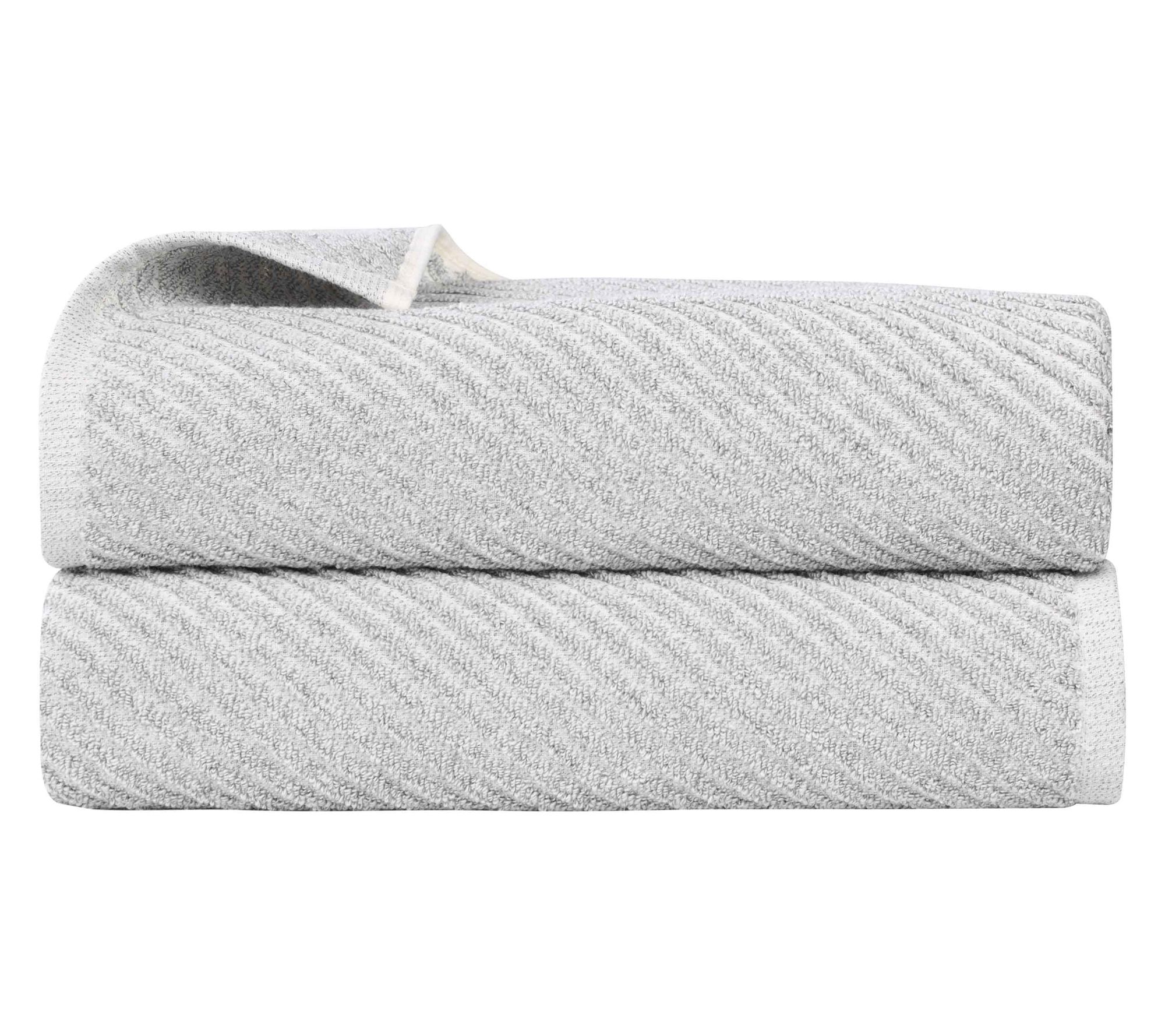 Superior Amelia Viscose Cotton Blend 2-Piece Bath Sheet Set