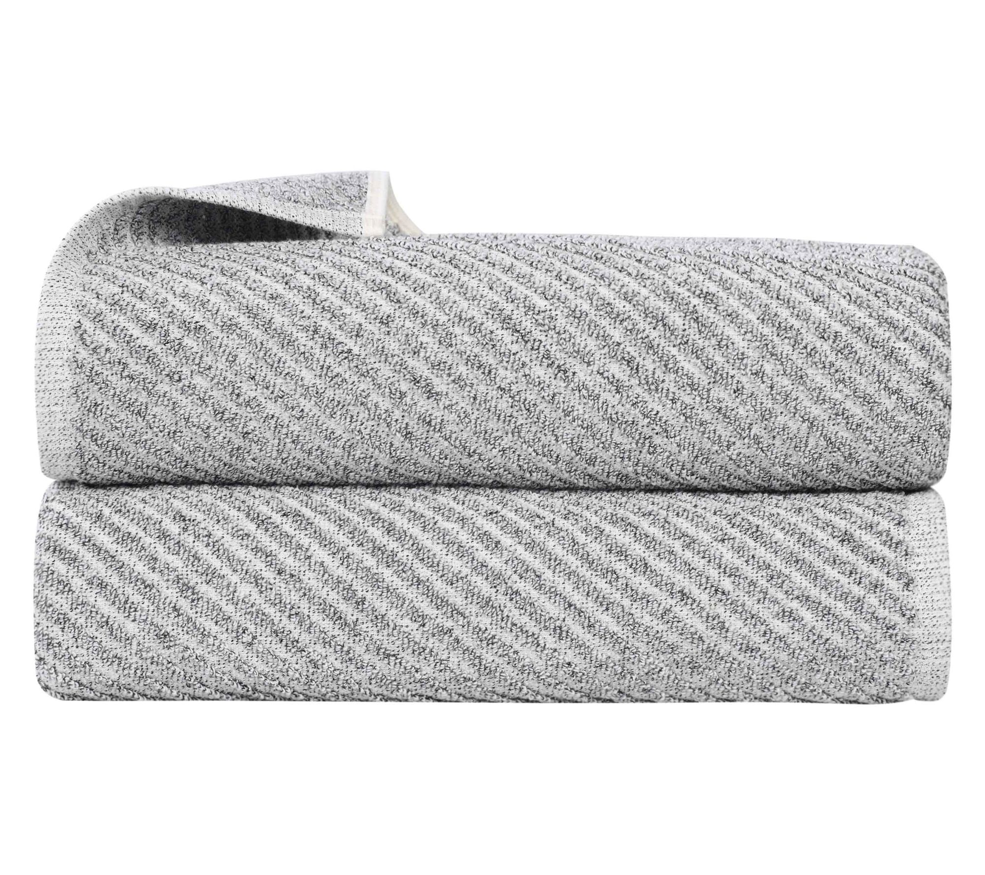 Superior Amelia Viscose Cotton Blend 2-Piece Bath Sheet Set