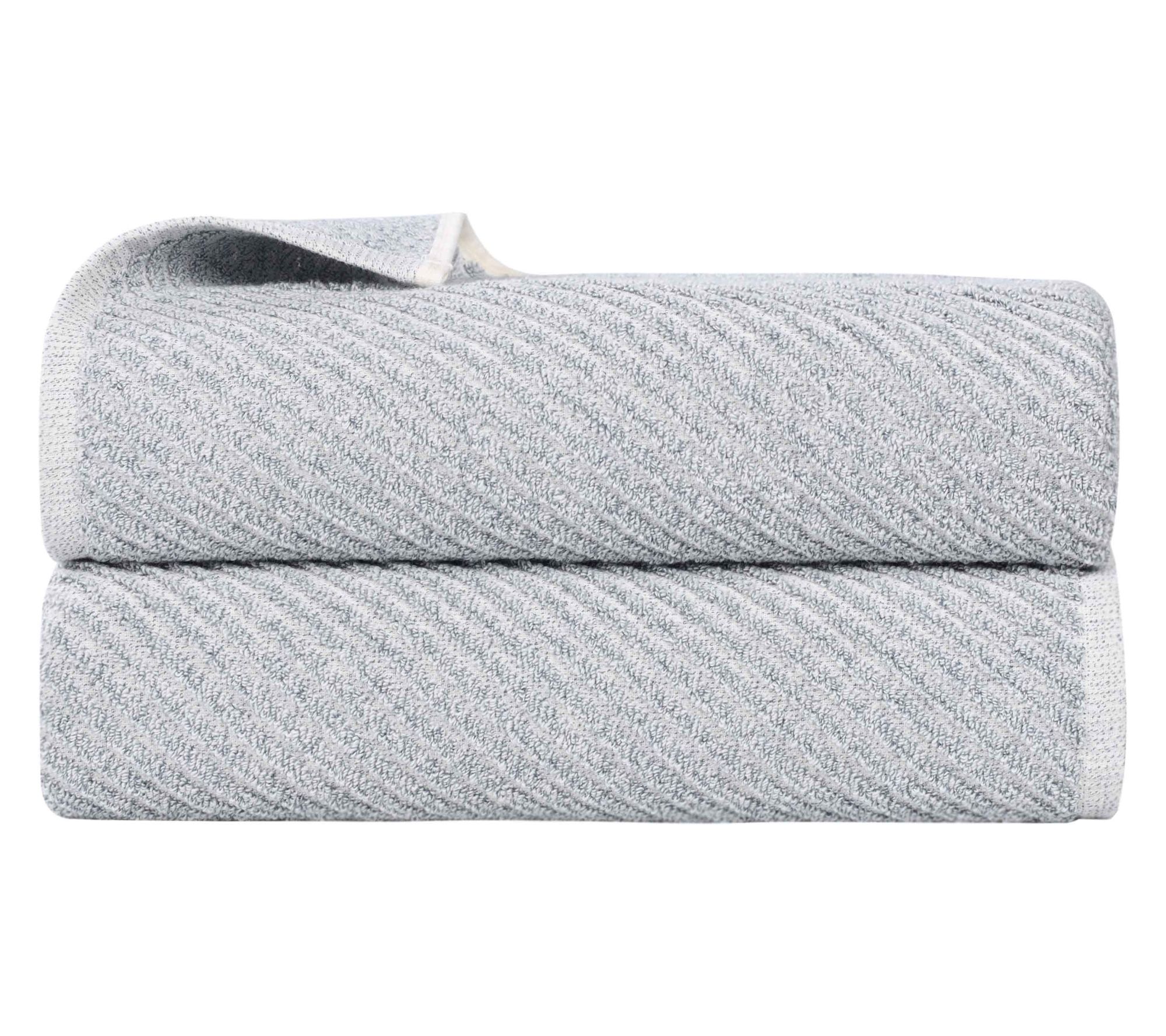 Superior Amelia Viscose Cotton Blend 2-Piece Bath Sheet Set