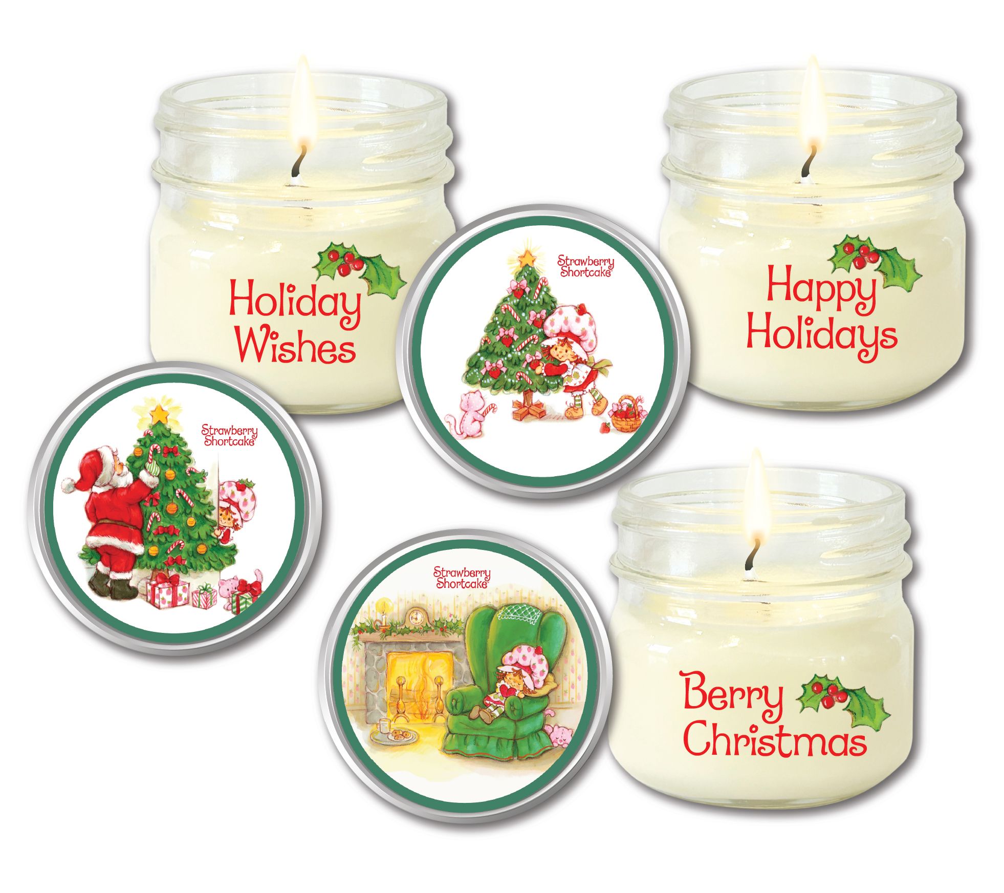 Courtside Market 4oz Strawberry Shortcake Soy Wax Candles