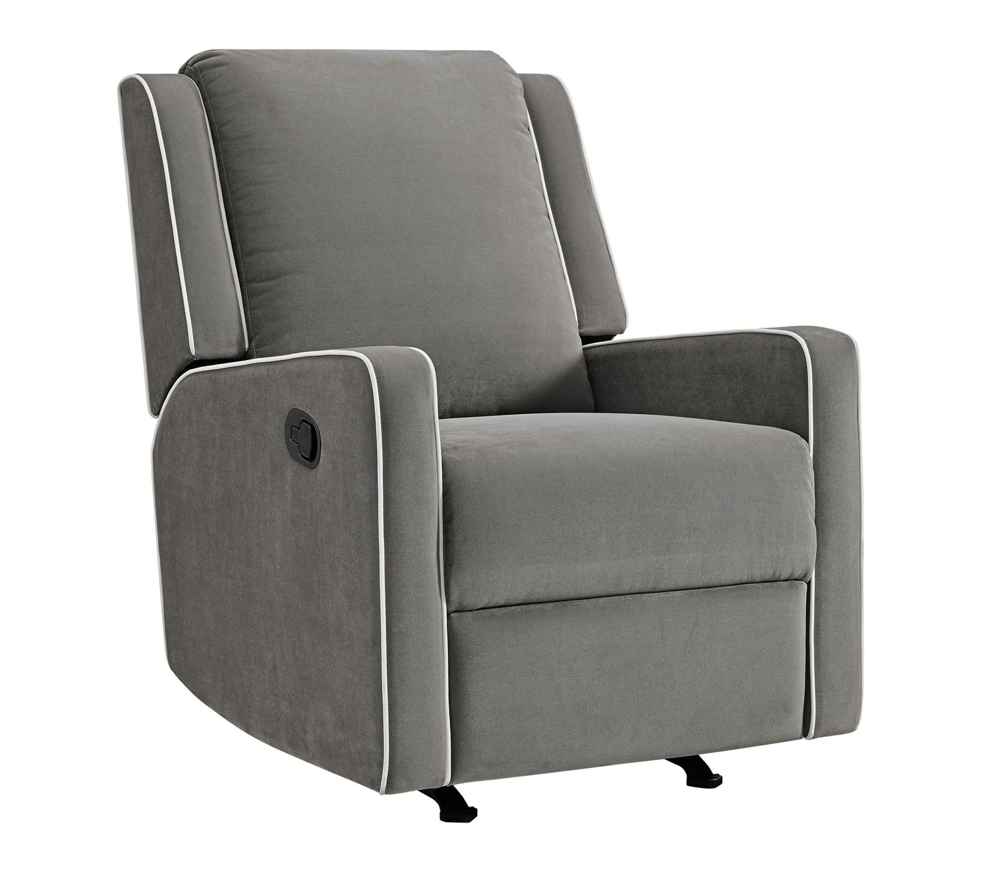 Baby Relax - Ro byn 2-in-1 Nurs ery Rocker Recl iner - Light Gr