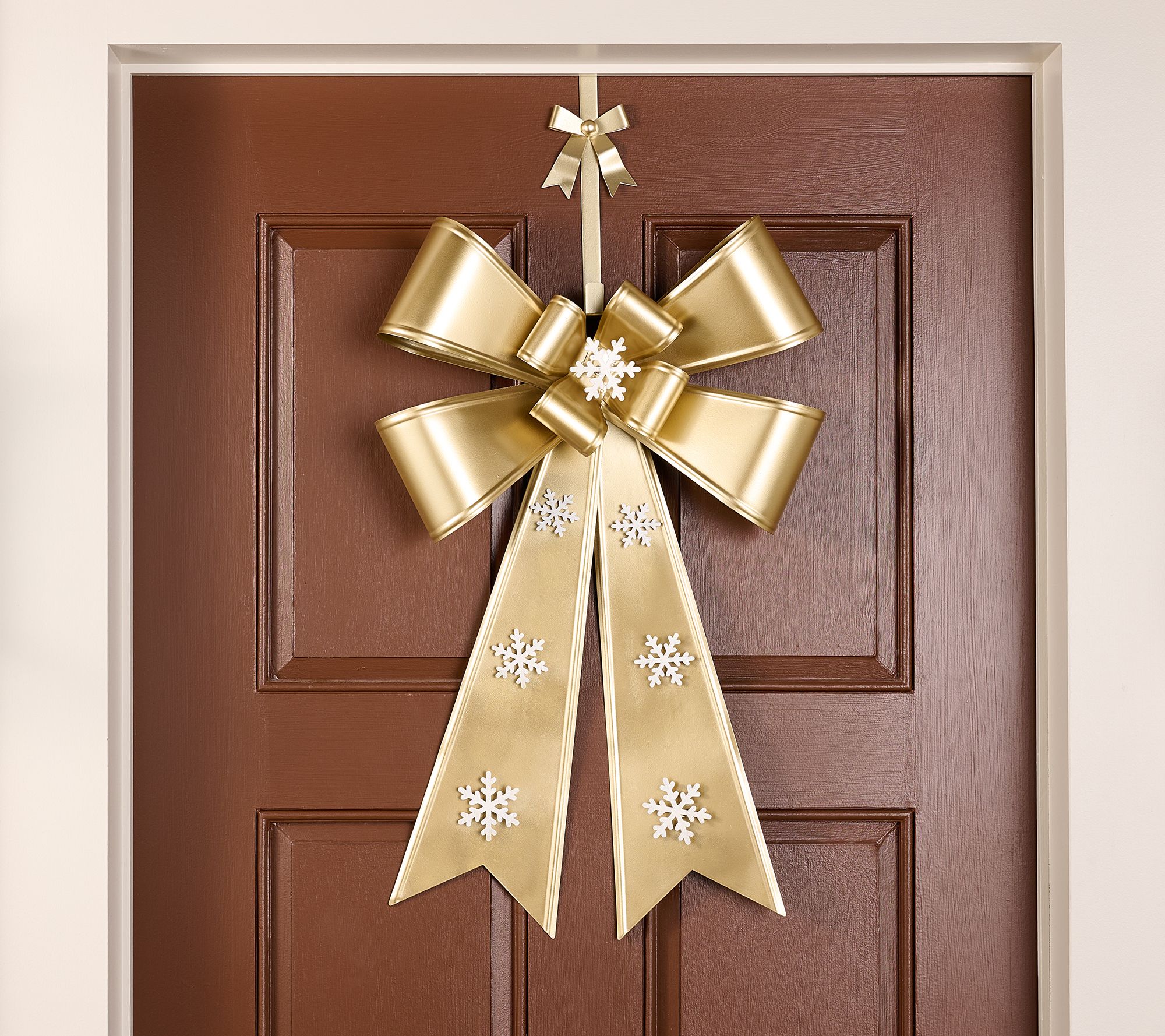 "As Is" Home Reflections 26" Oversized Metal Holiday Bow