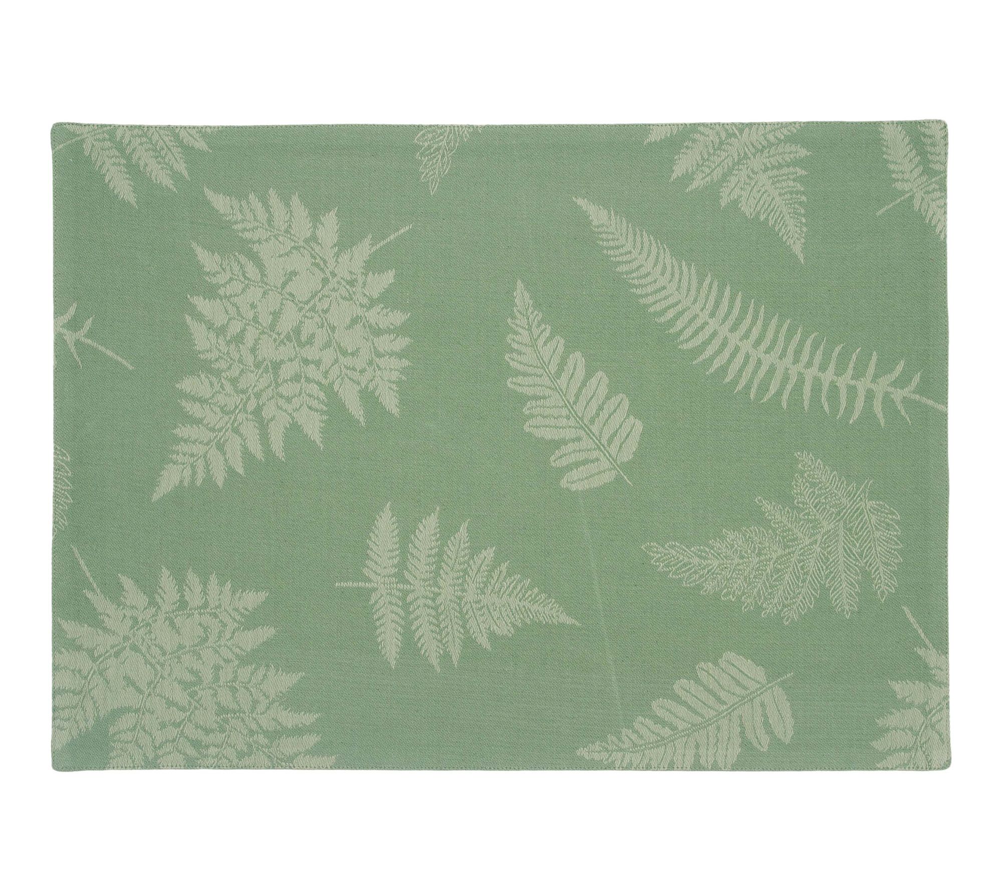 Botanical Fern Placemats Set of 6 by Valerie