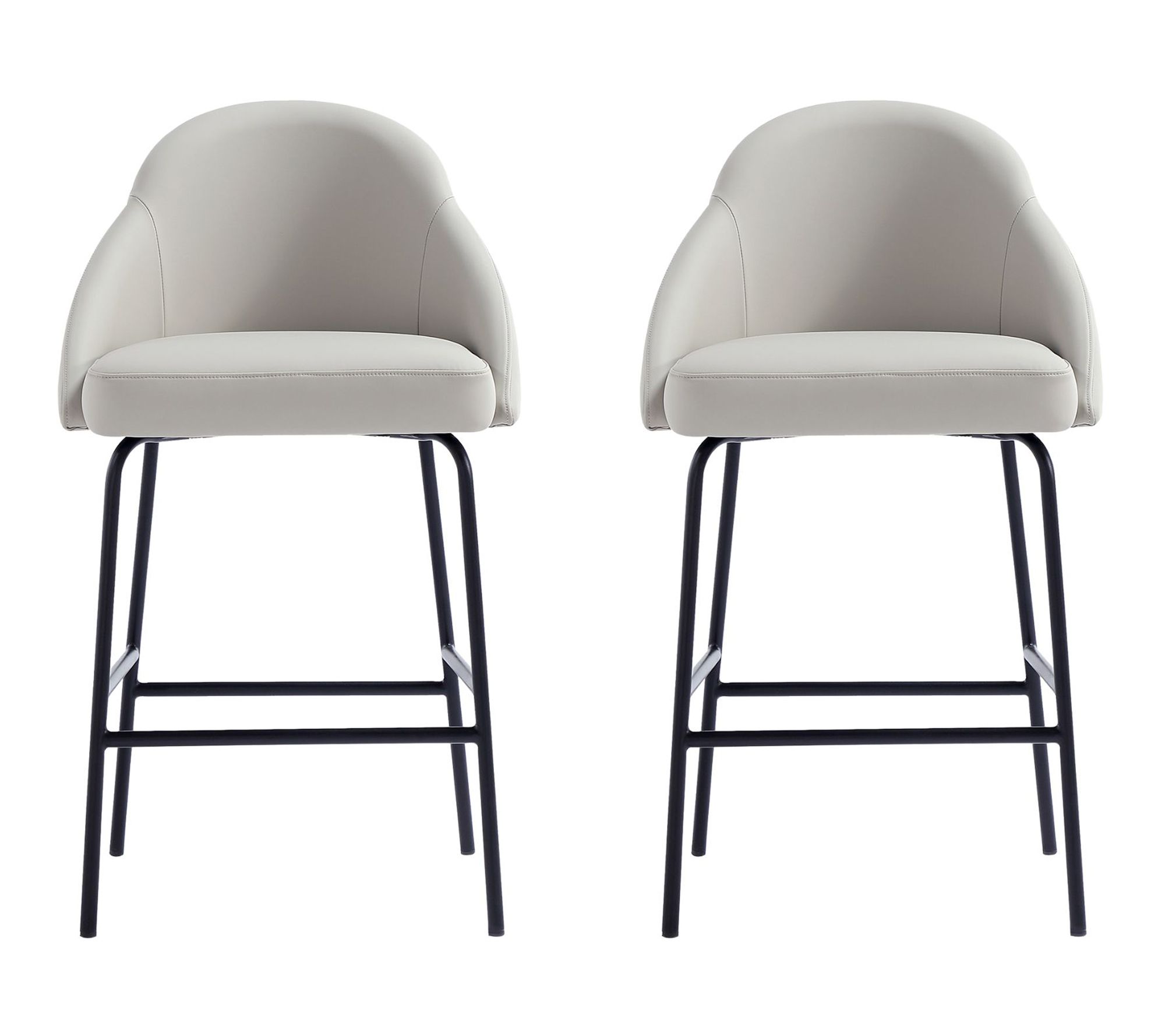 Manhattan Comfort Gracie Upholstered Counter Stool - Set of 2