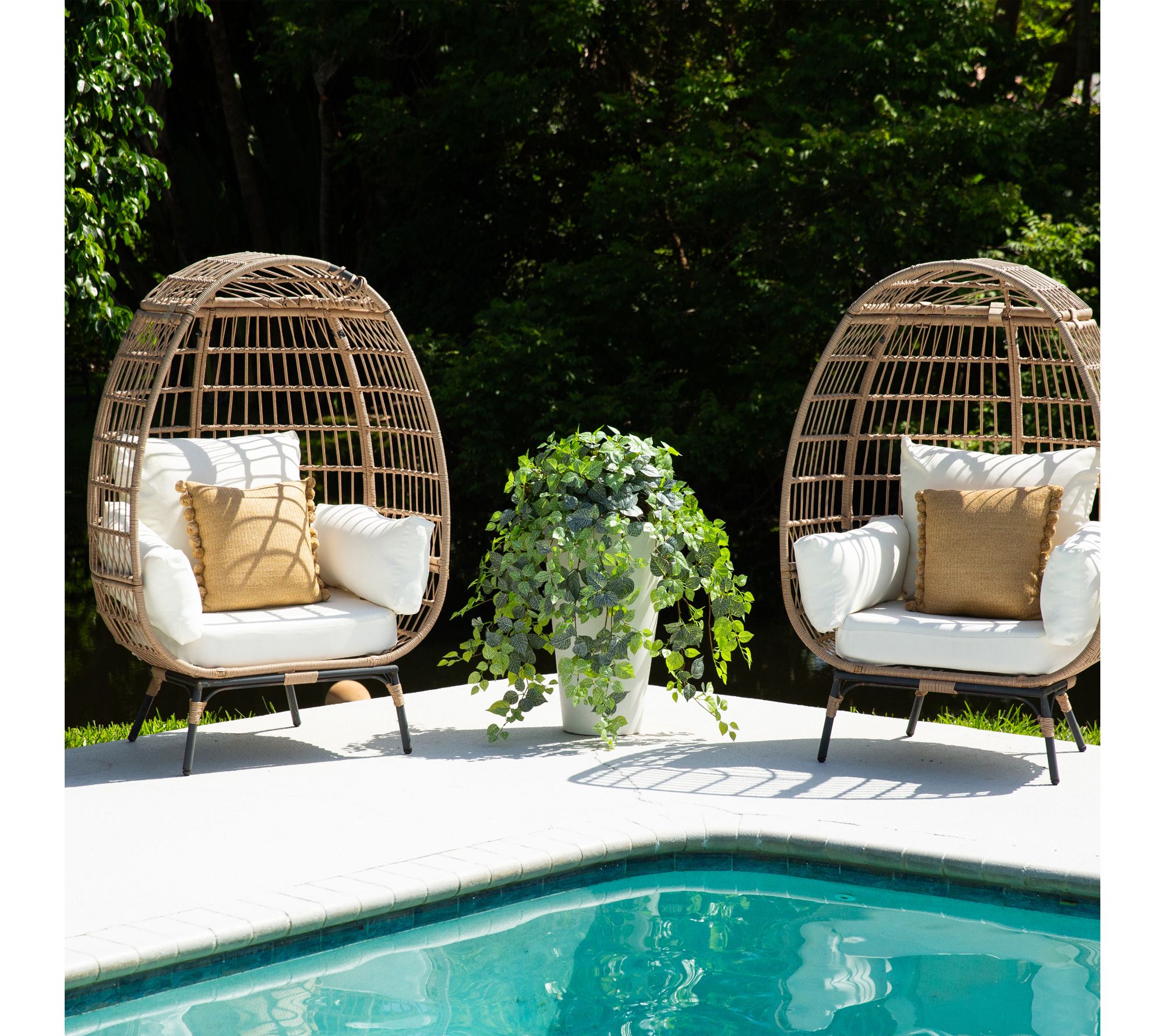 Nearly Natural 41-in UV Resistant Fittonia - Set of 3