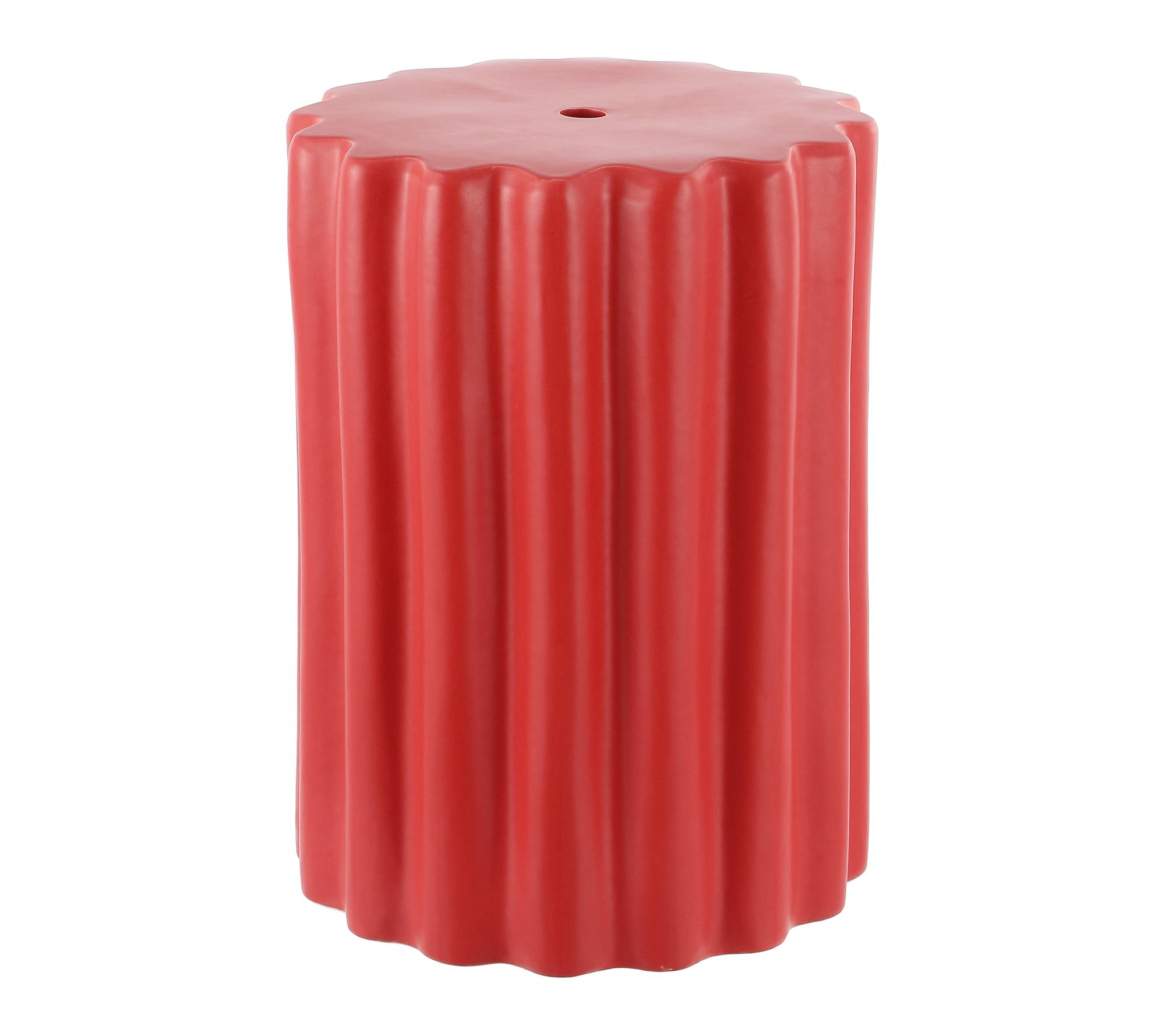 Tulett, 18 Inch, Ceramic Garden Stool by Valerie