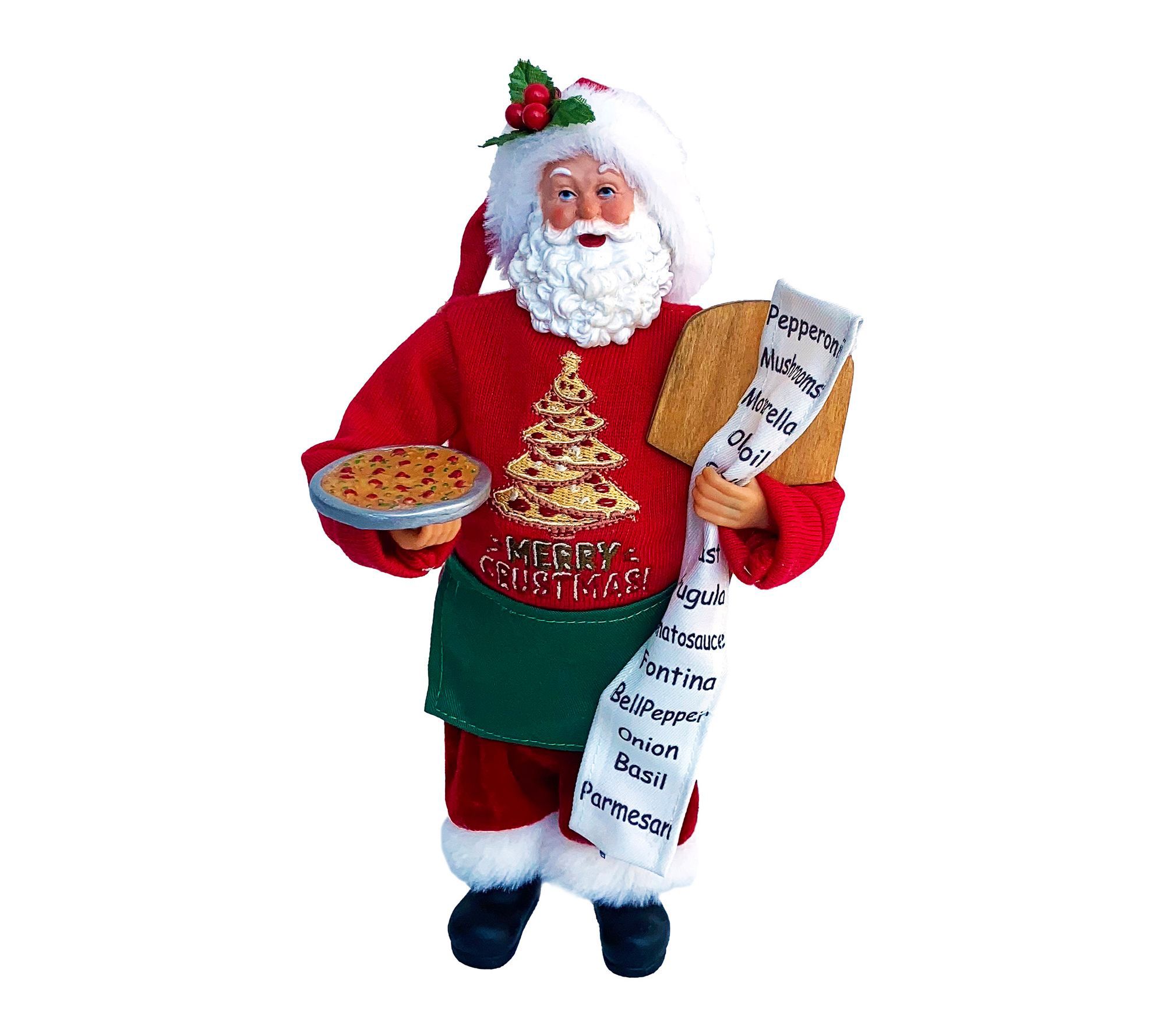 Santa's Workshop, Inc 12" Pizza Guy Santa