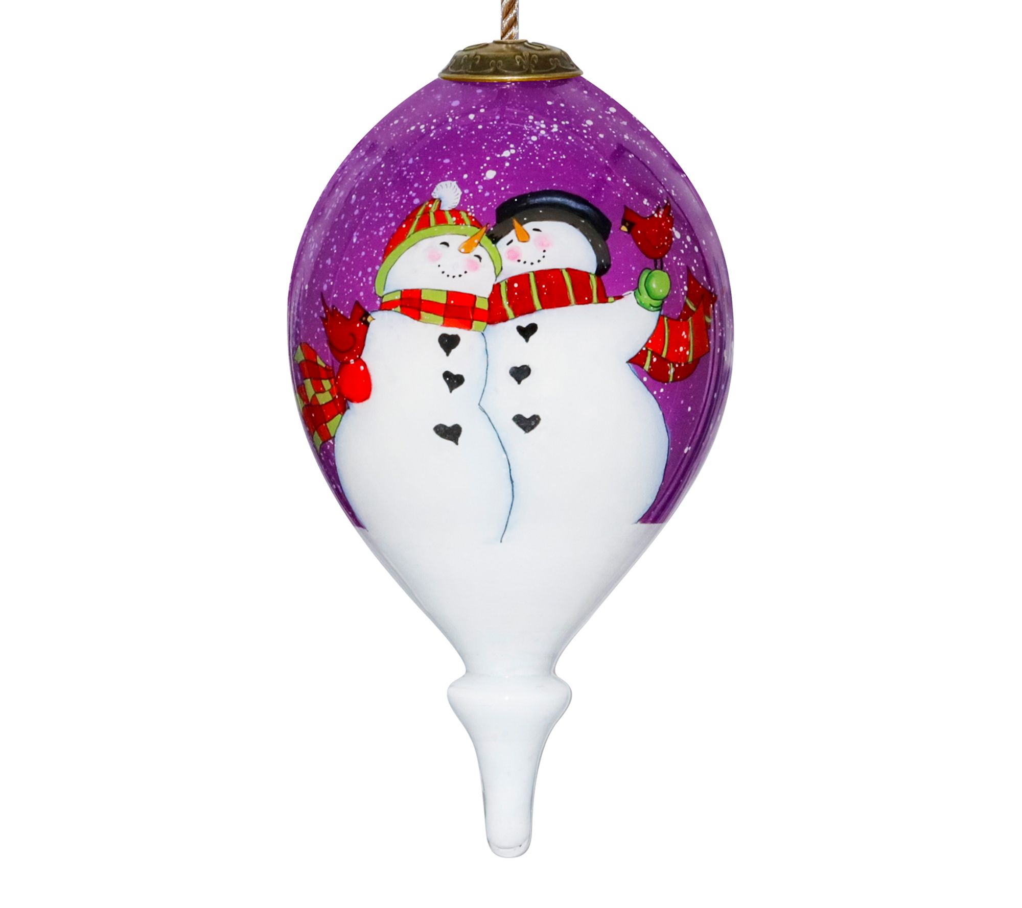 Inner Beauty Gifts 4.75 inch Finial Shapped Snowman