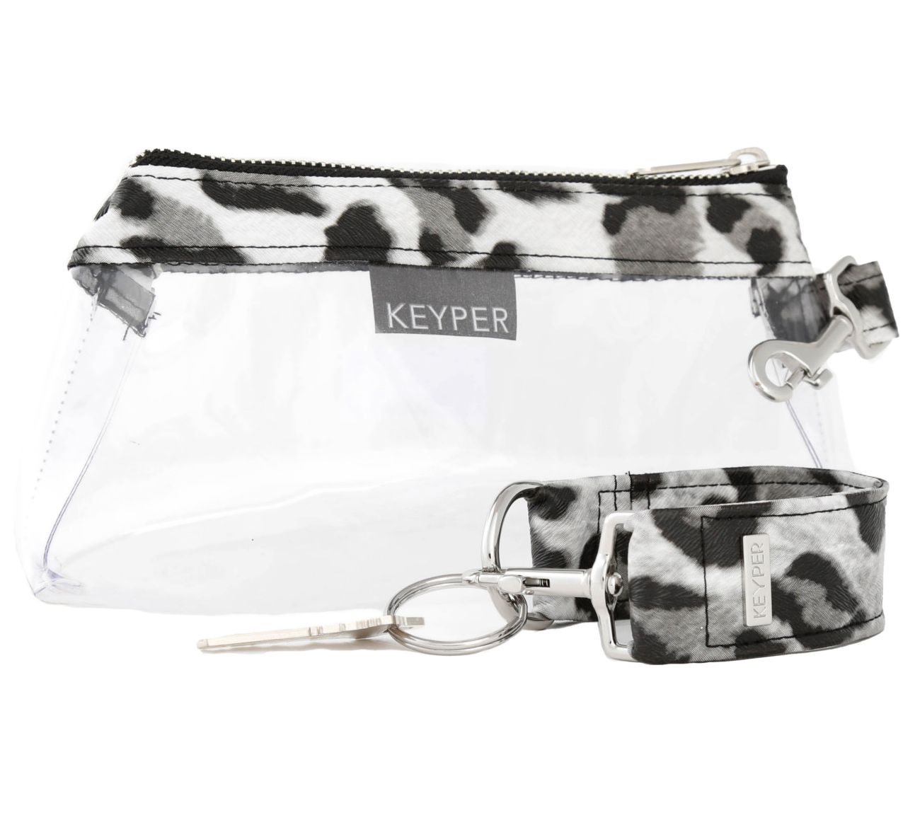 Keyper Two-Piece Keyper & IT Bag Luxe Clear SetSilver