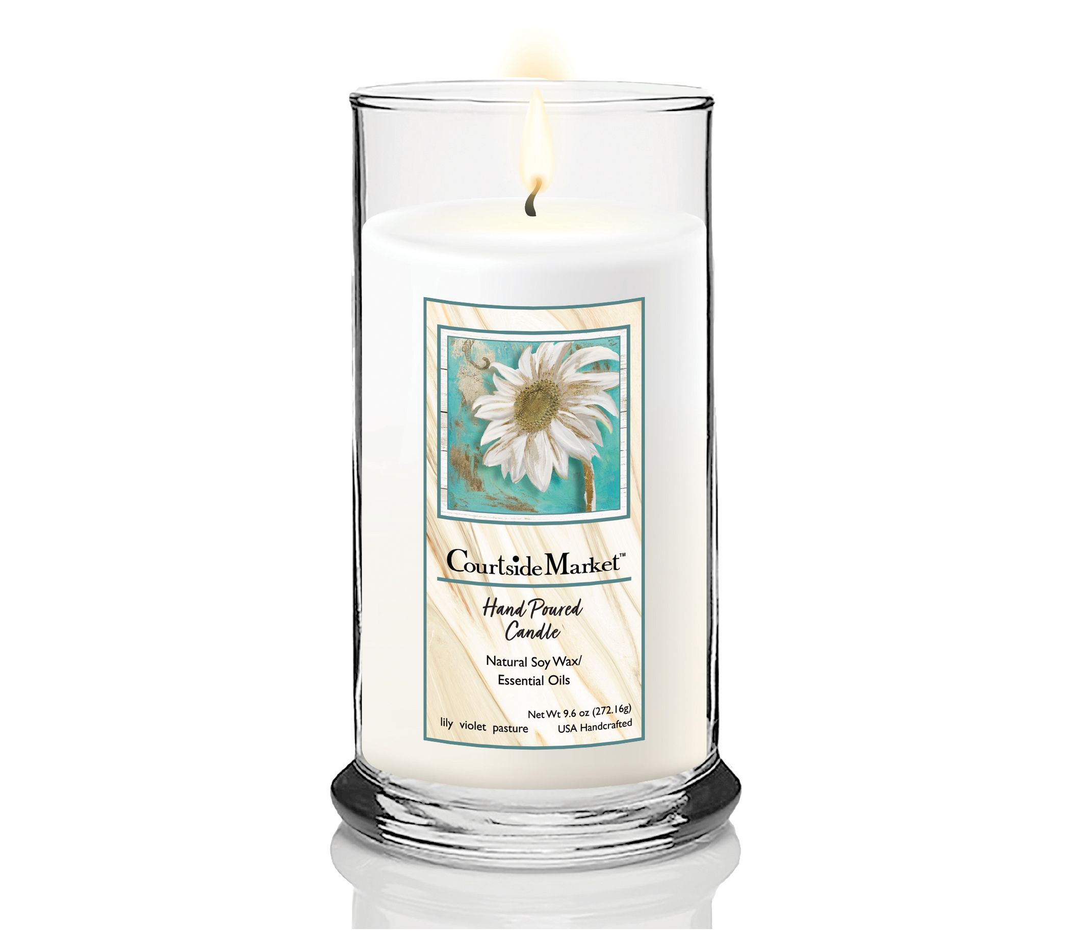 Courtside Market Golden Daisy II Status CandleGlass 18 oz.