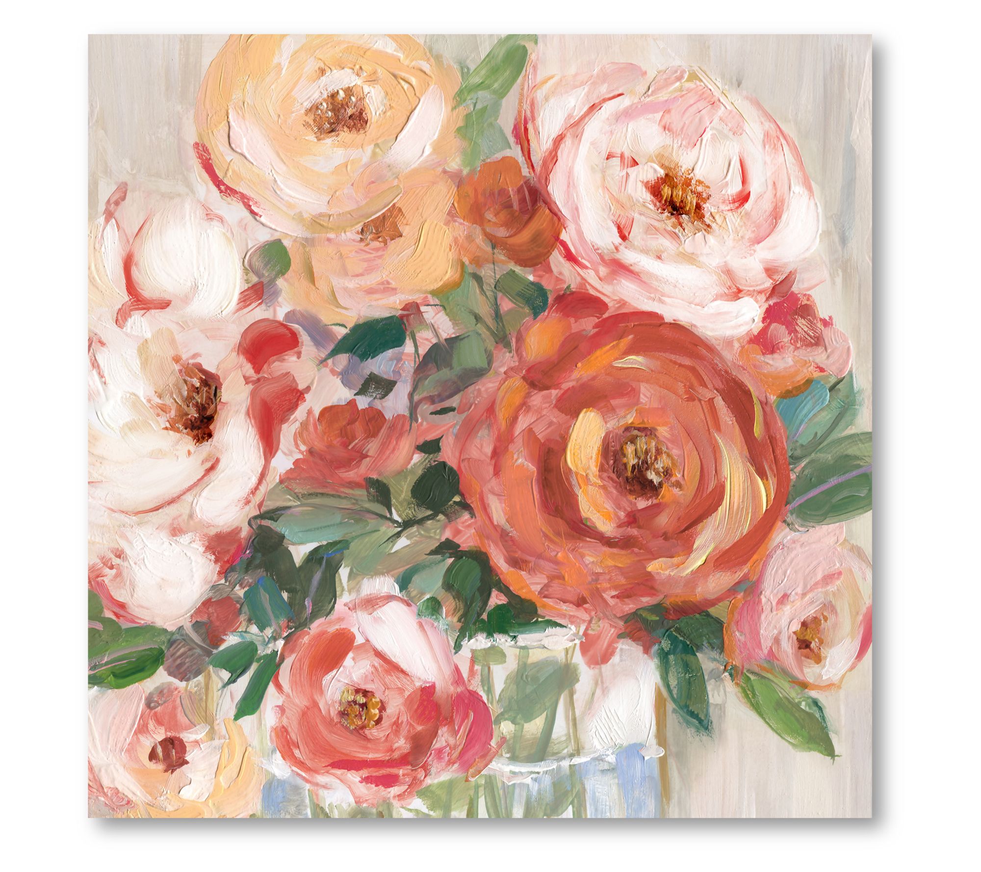 Courtside Market Naive Bouquet II 16" x 16" Canvas Wall Art