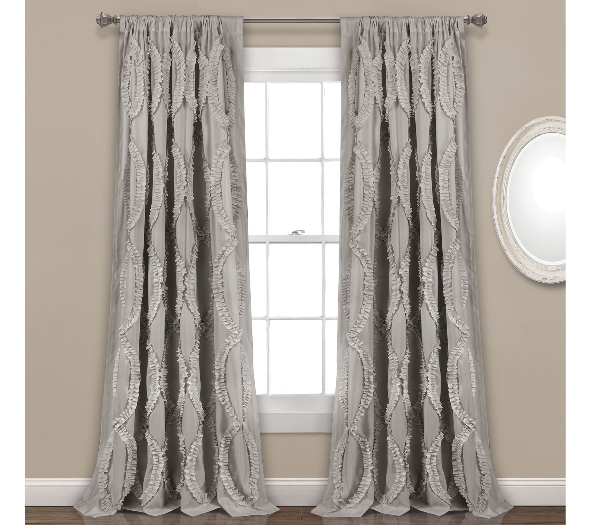 Avon Single 54"x84" Window Curtain by Lush Decor