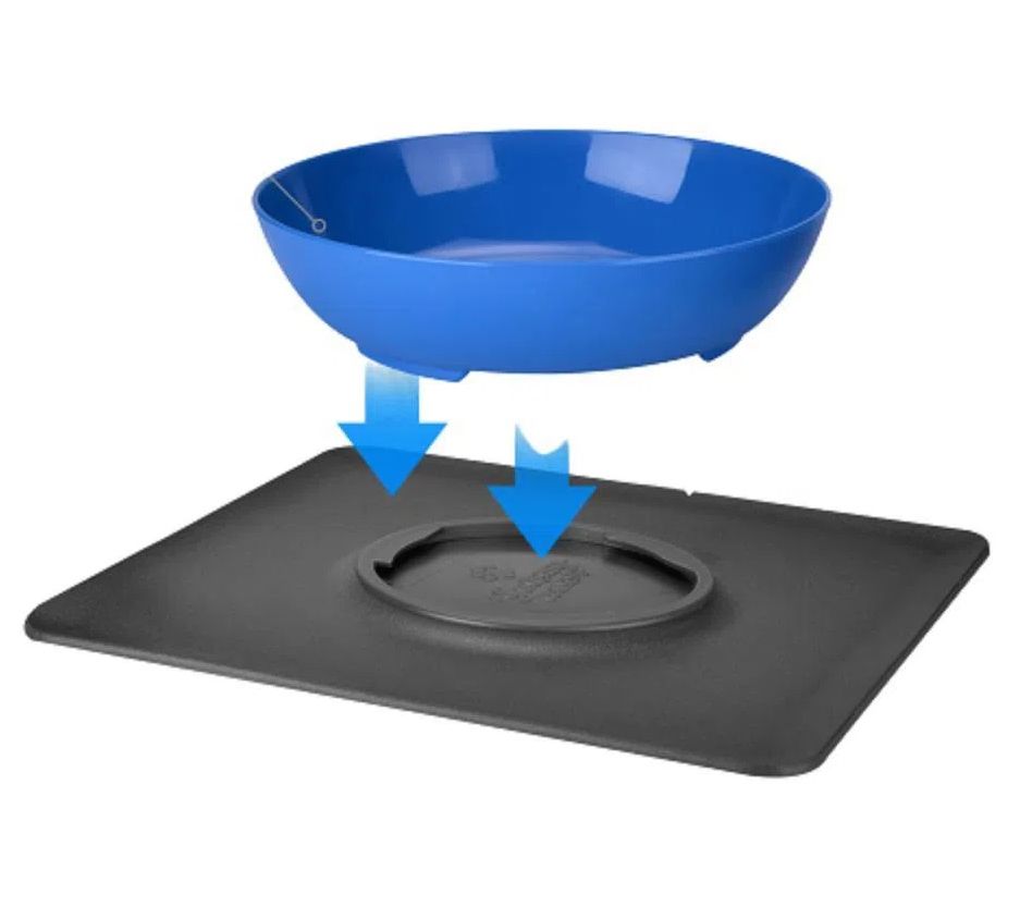 Ayahua Nonslip Twisty Dish 2-in-1 Interlocking Bowl and Mat