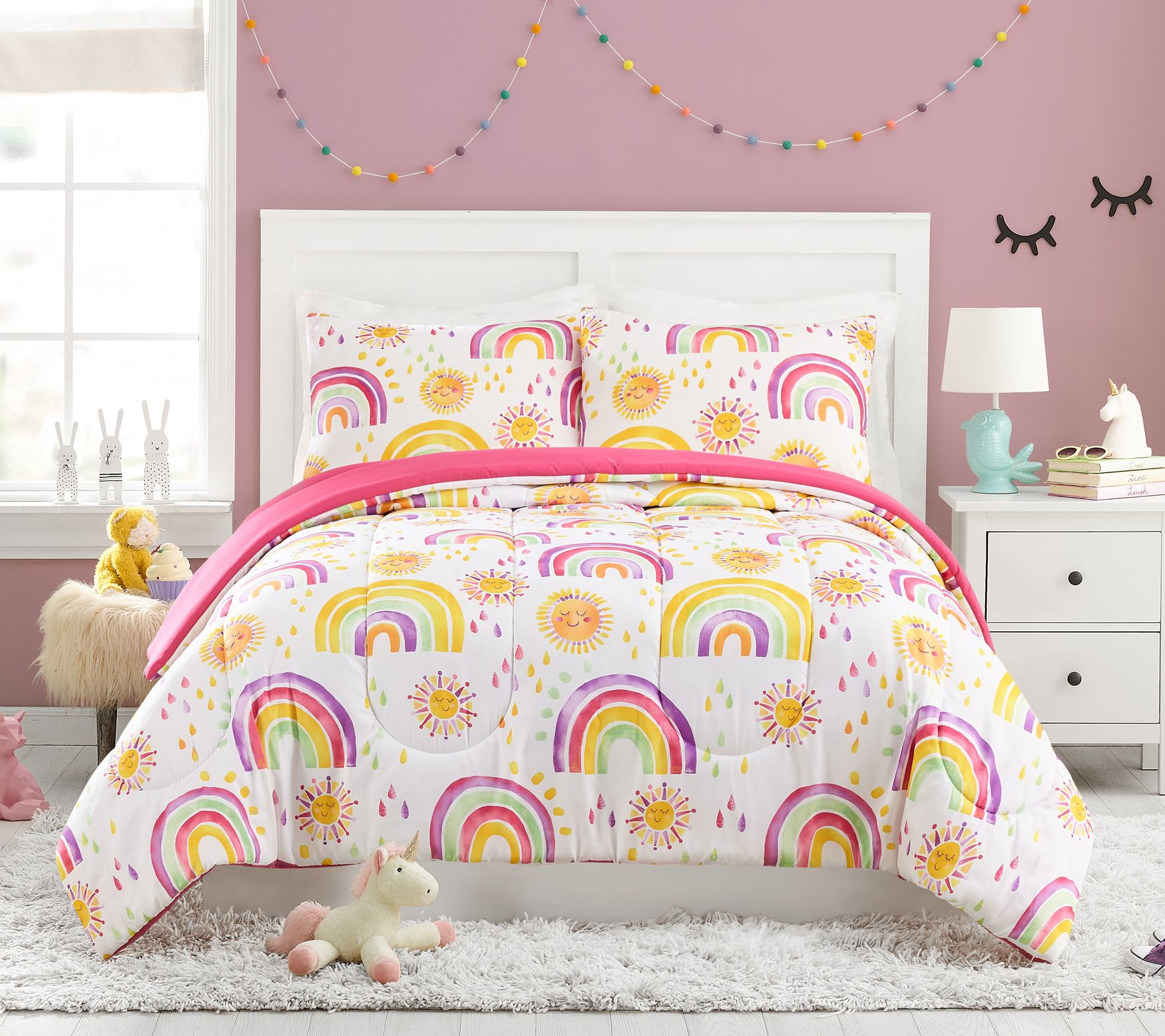 Rainbows & Suns Twin/Twin XL Comforter Set - 2-Piece