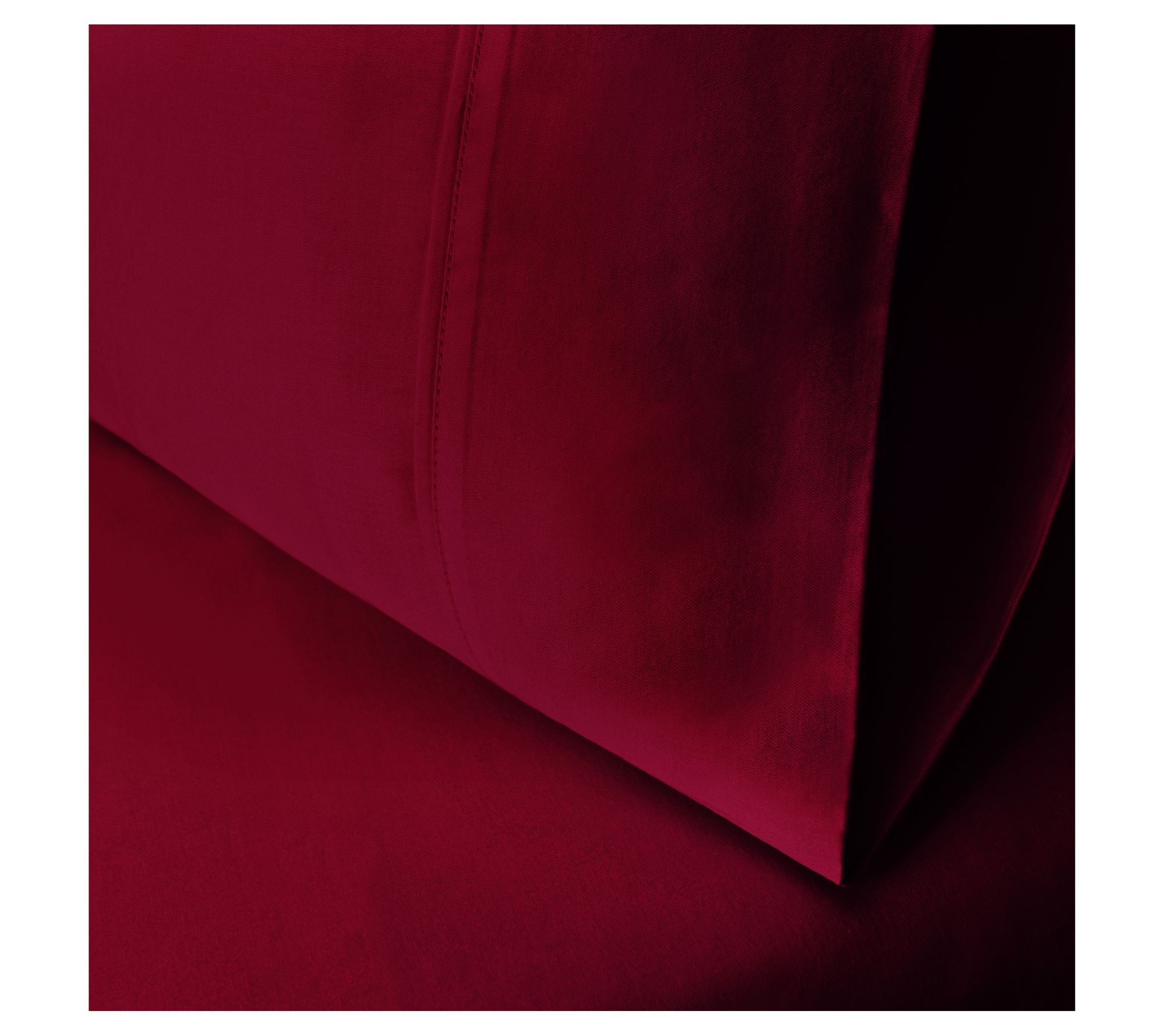 Superior 300-Thread Count Solid 2-Piece Pillowc ase Set, King