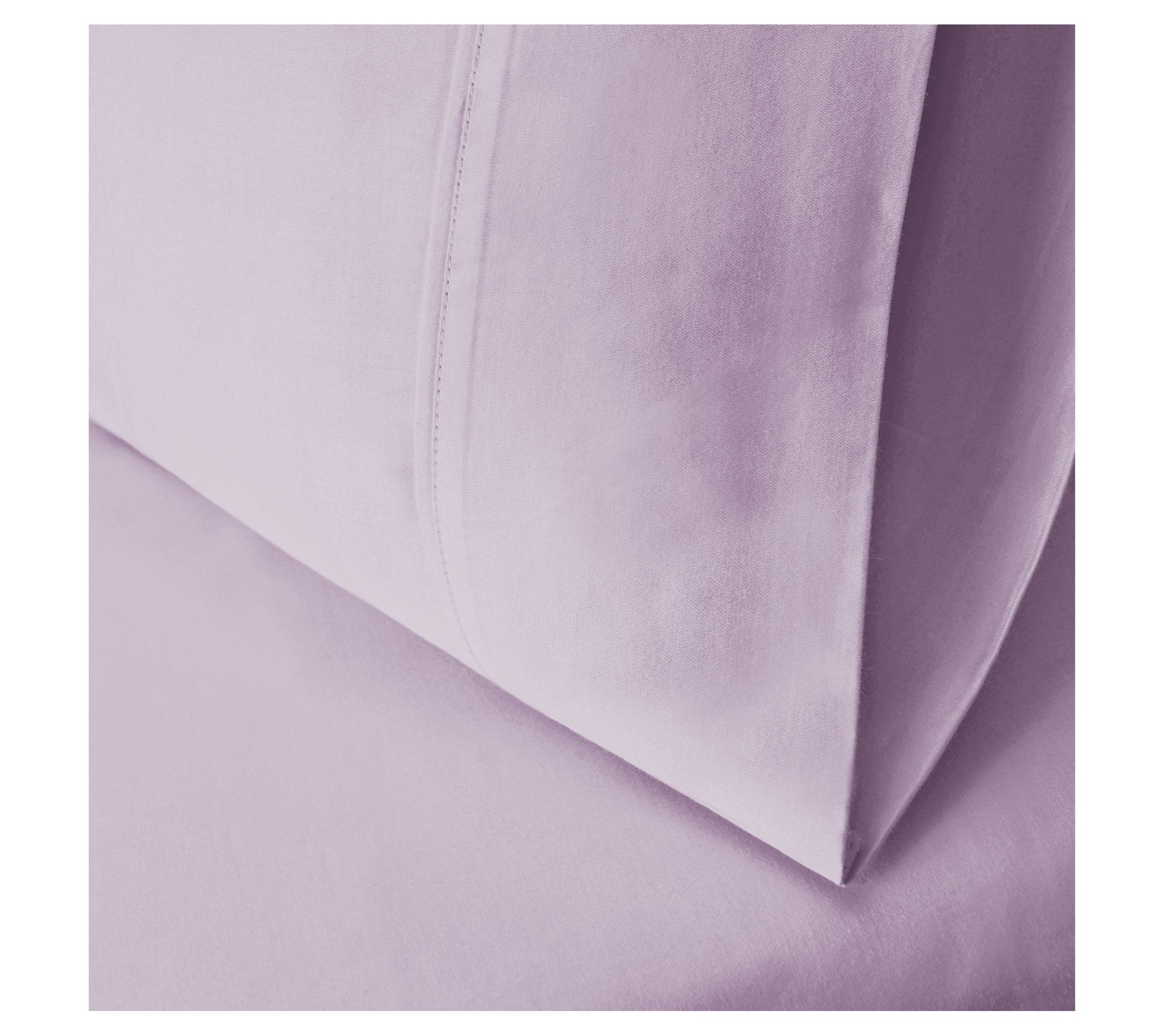 Superior 300-Thread Count Solid 2-Piece Pillowcase Set, King