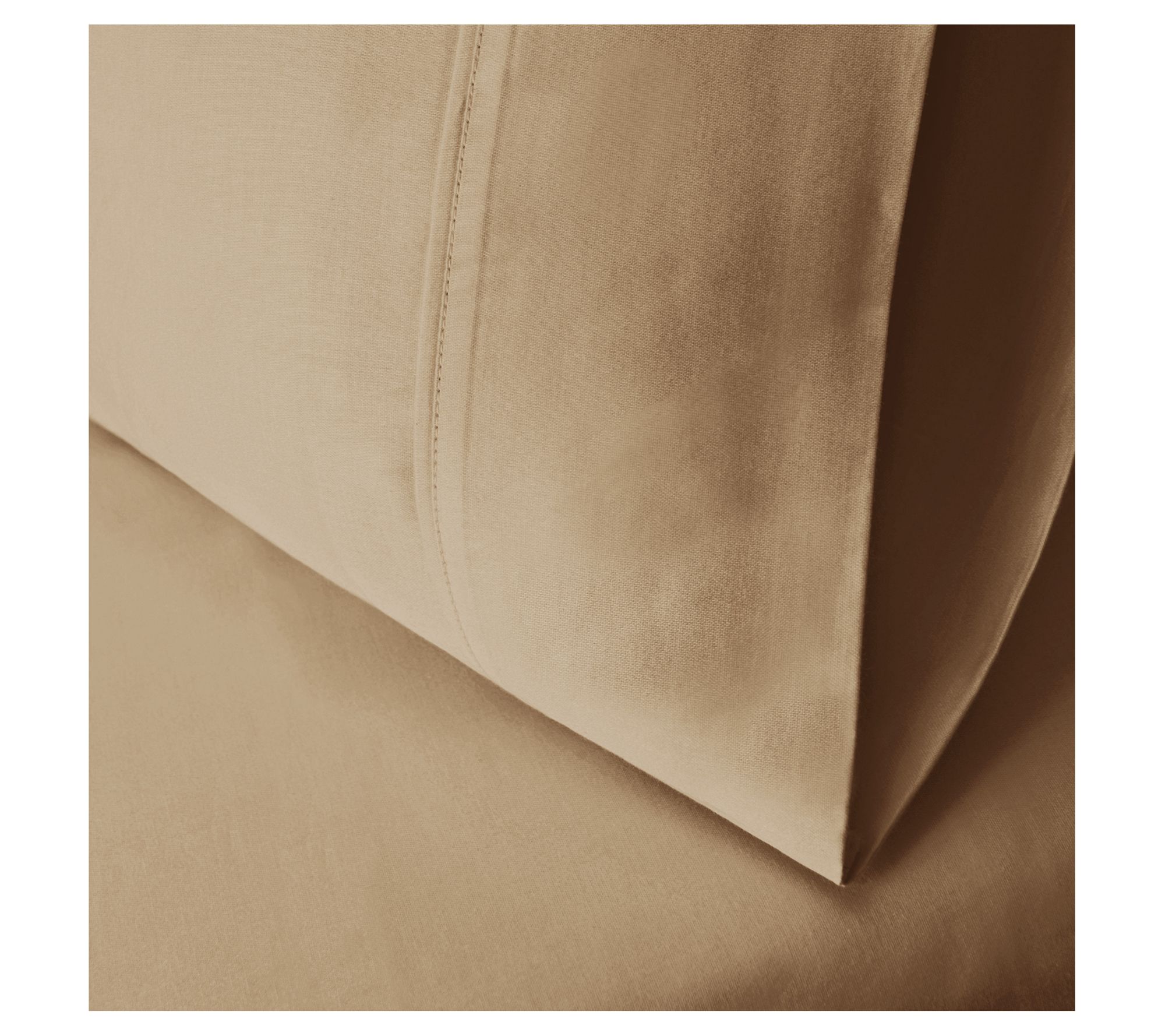 Superior 300-Thread Count Solid 2-Piece Pillowcase Set, King