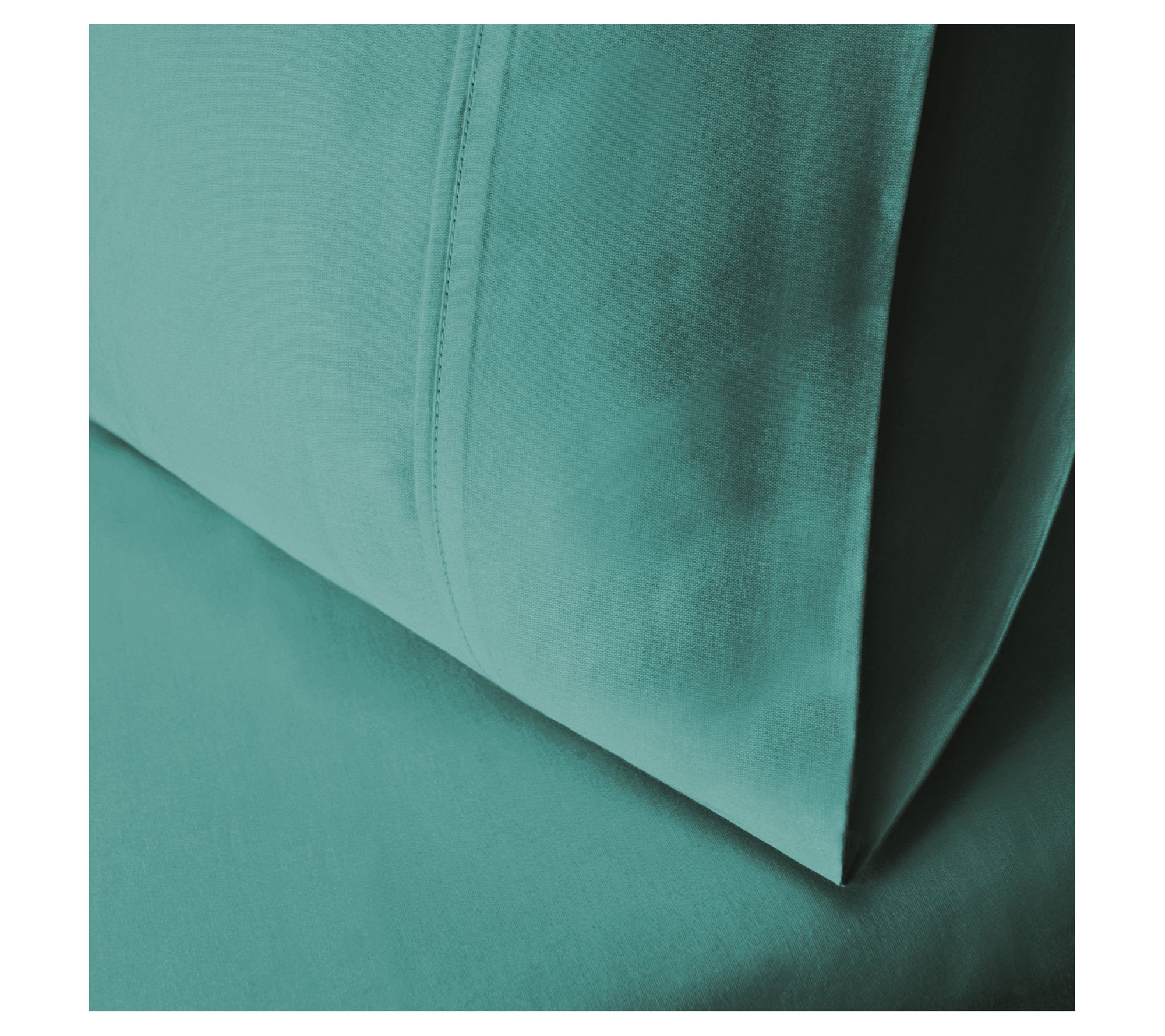 Superior 300-Thread Count Solid 2-Piece Pillowcase Set, King