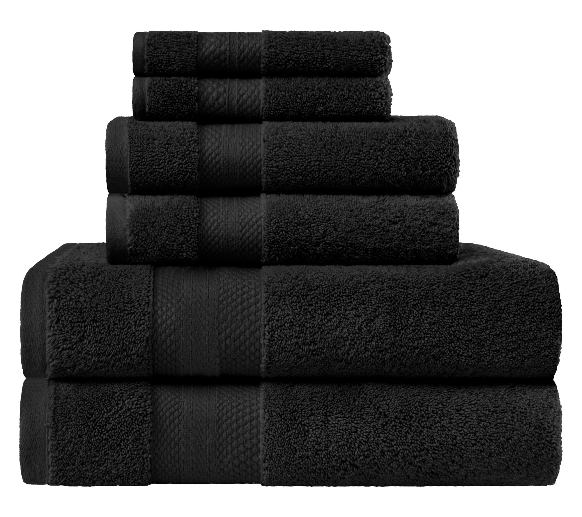 Superior Turkish Cotton 6-Piece Absorbent TowelSet